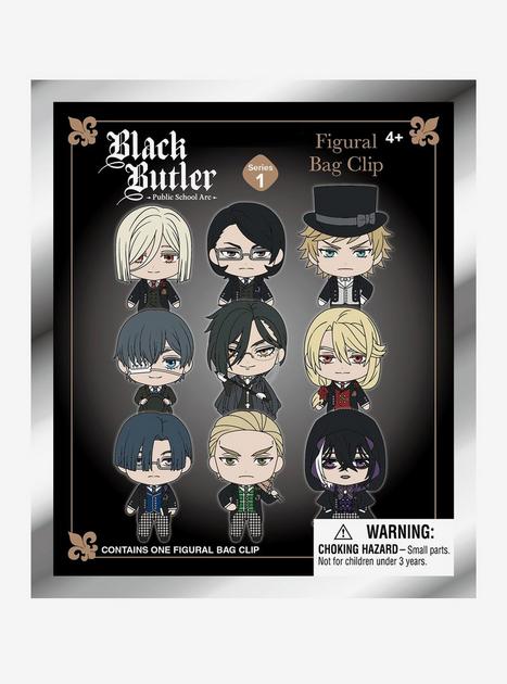 Black Butler Characters Series Blind Bag Figural Bag Clip Hot - Main Image