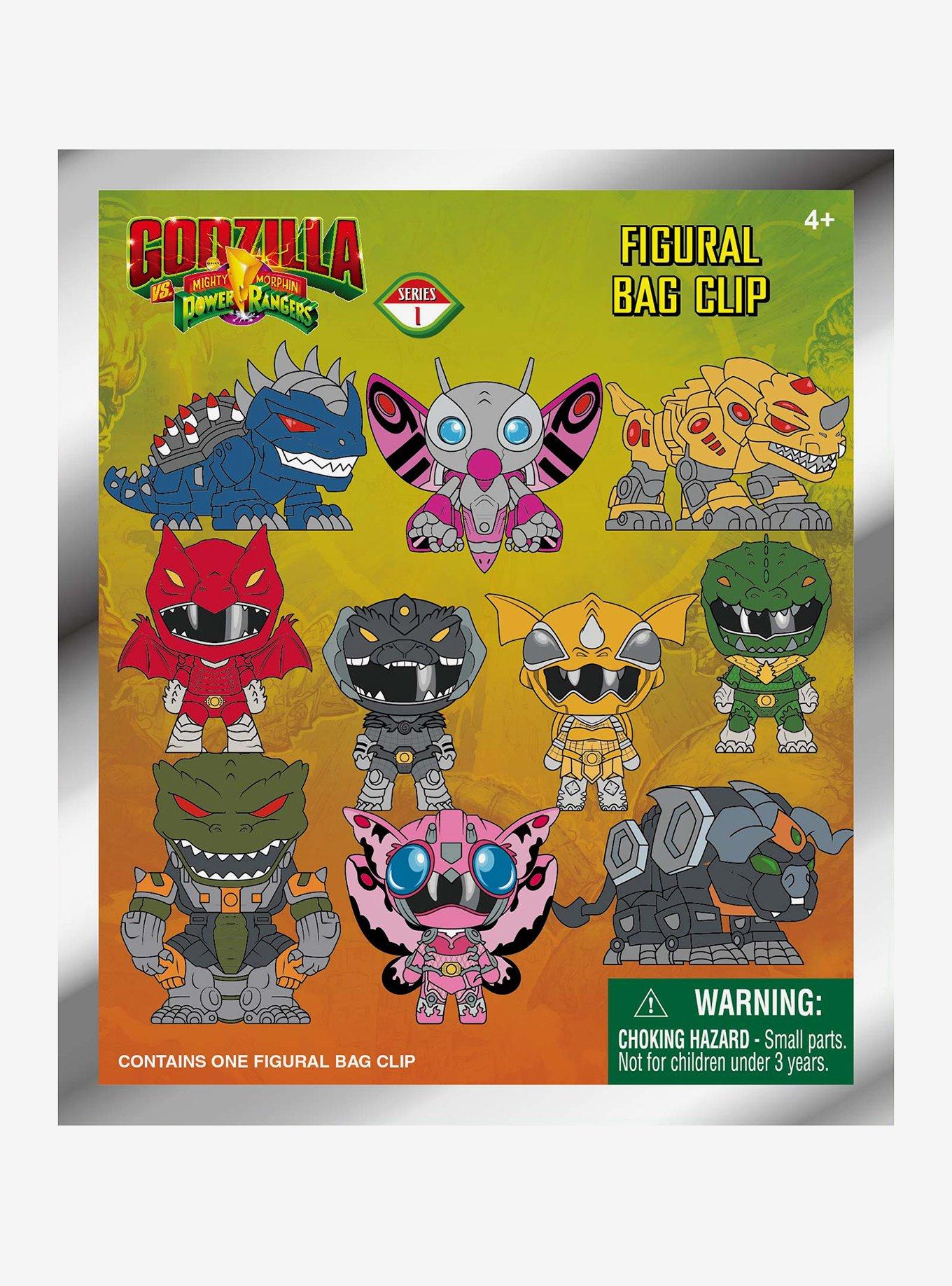 Godzilla Vs. Mighty Morphin' Power Rangers Characters Series 1 Blind Bag Figural Bag Clip, , hi-res