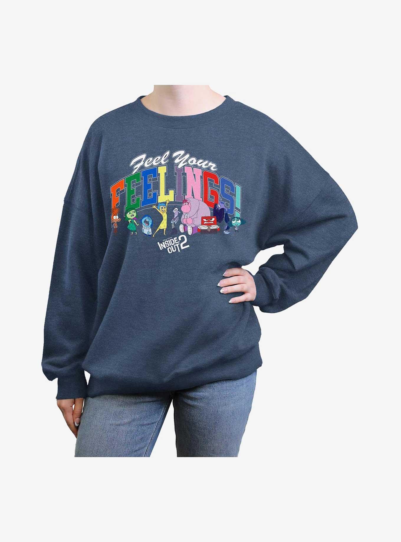 Disney Pixar Inside Out 2 Feelings Arch Alt Womens Oversized Sweatshirt, , hi-res