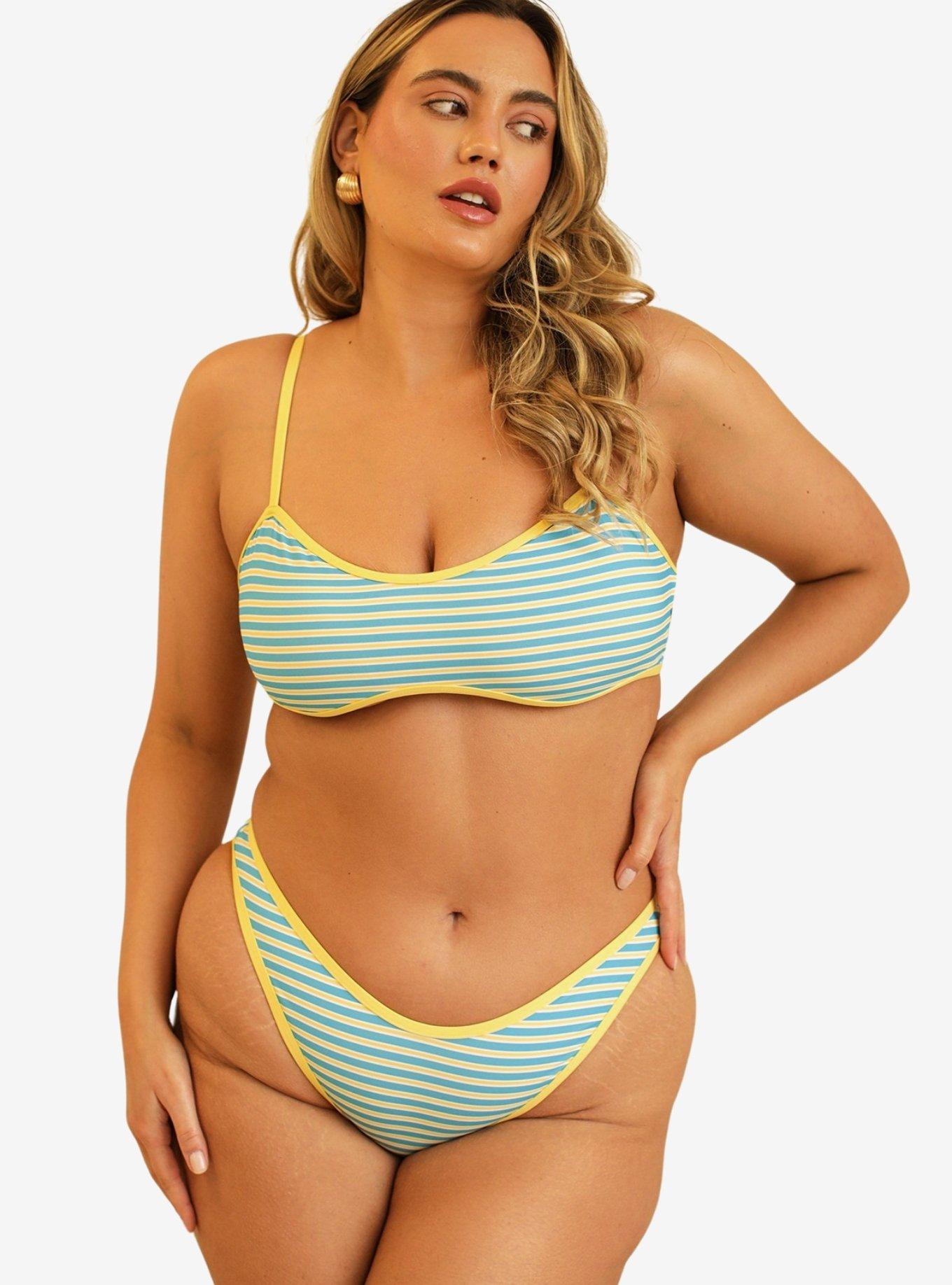 Dippin' Daisy's Blair Scoop Neck Swim Top Pool Party, , hi-res