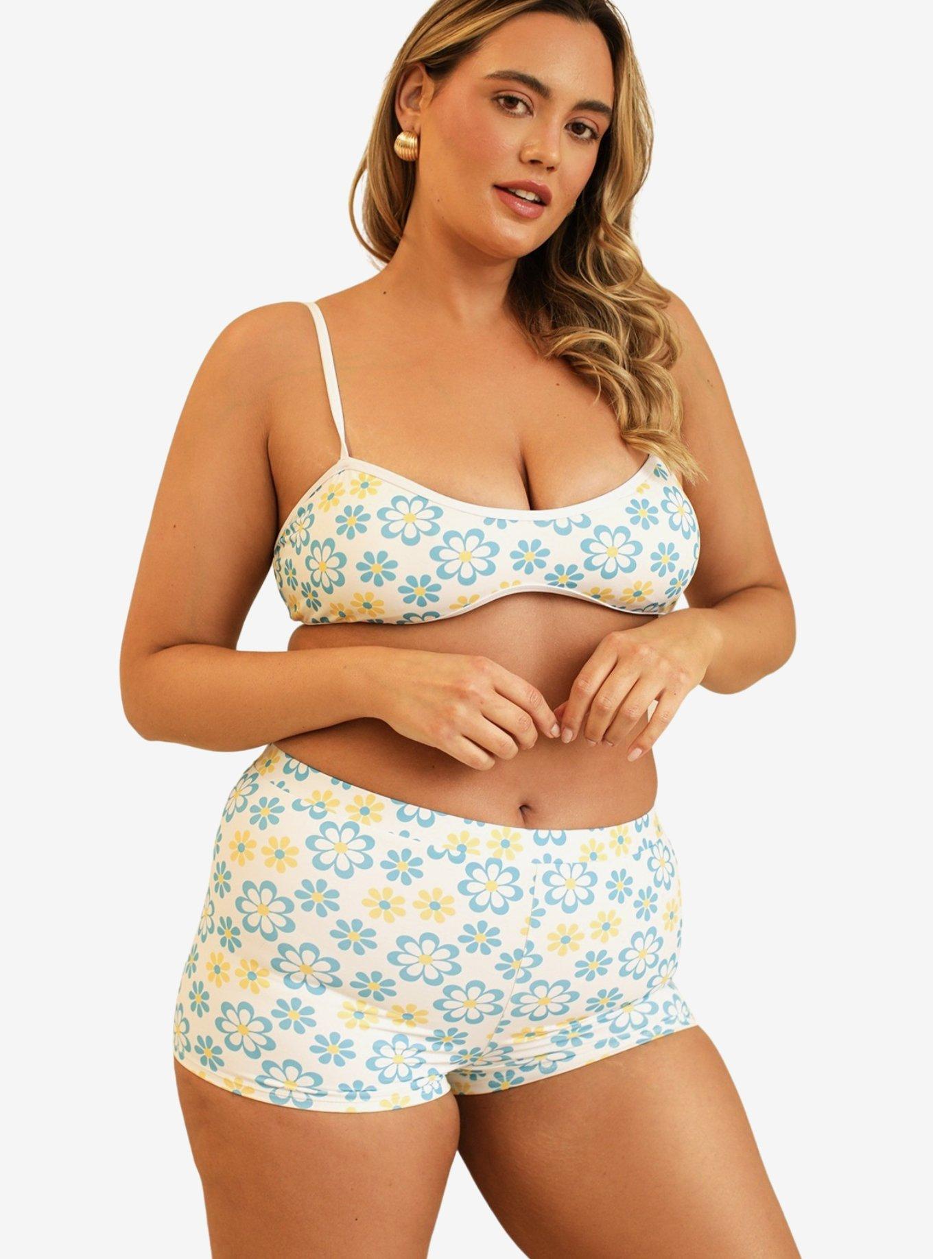 Dippin' Daisy's Blair Scoop Neck Swim Top Honeysuckle, BRIGHT WHITE, hi-res