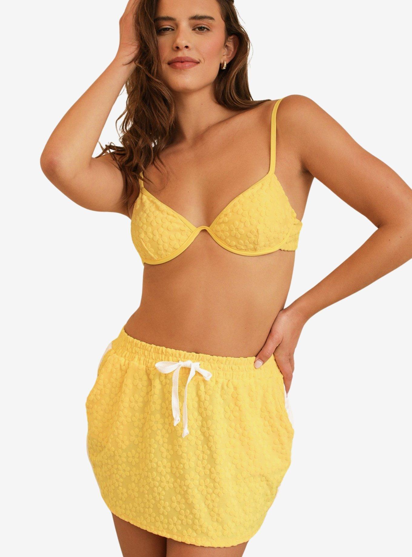 Dippin' Daisy's Annie Elastic Waist Mini Skirt Sunblock, , hi-res