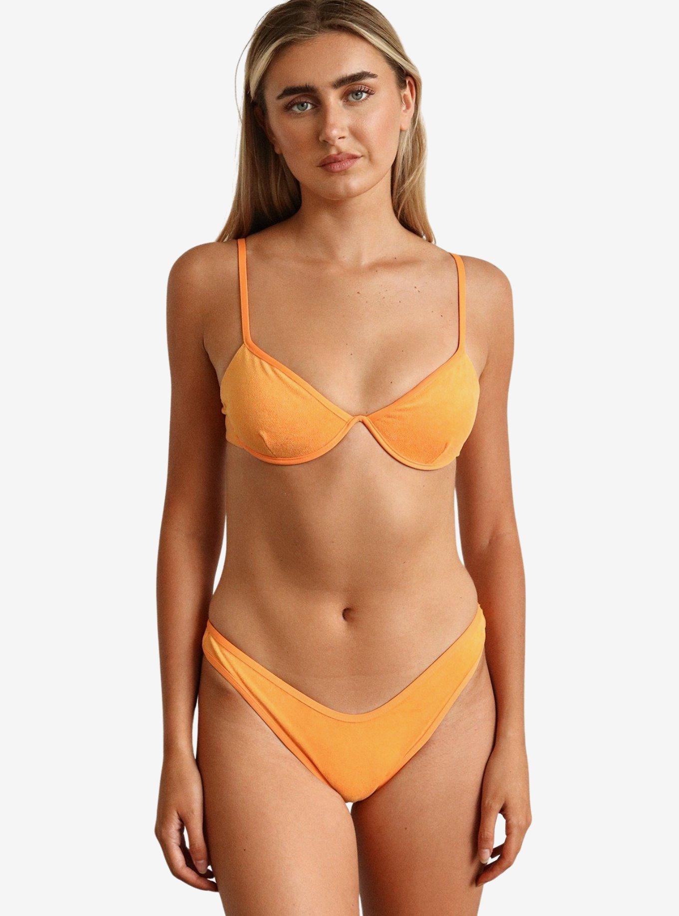 Dippin' Daisy's Venice Cheeky Swim Bottom Kumquat Terry, , hi-res
