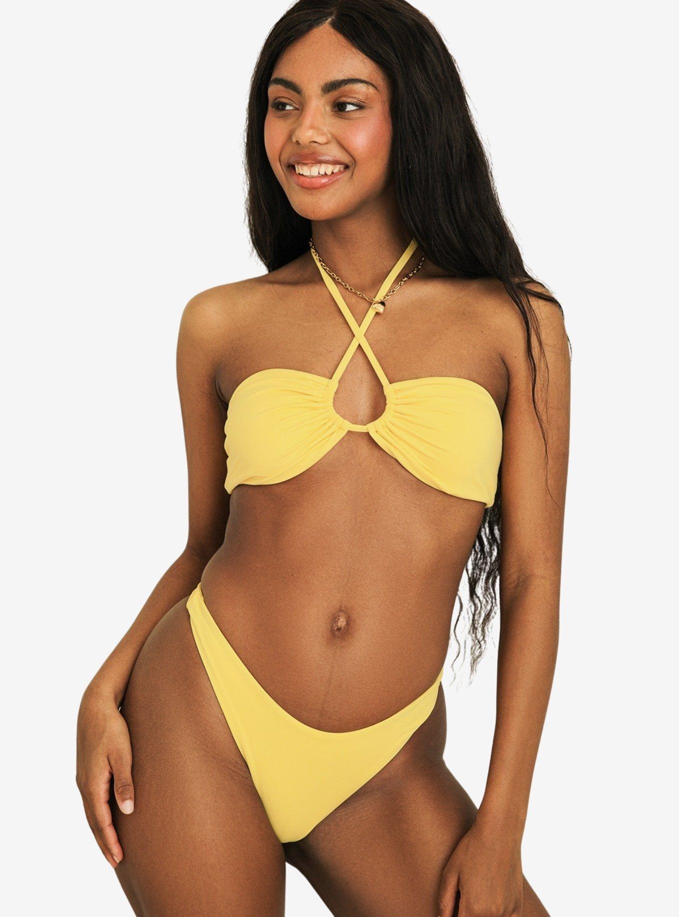 Dippin' Daisy's Seaport Thong Swim Bottom Sunshine, , hi-res