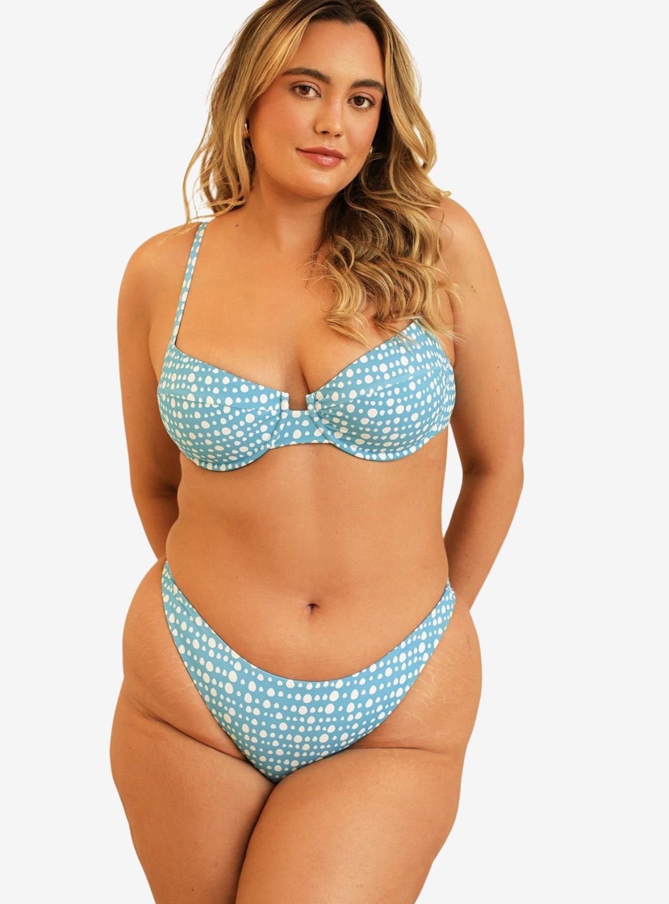 Dippin' Daisy's Seaport Thong Swim Bottom Dippin Dot, , hi-res