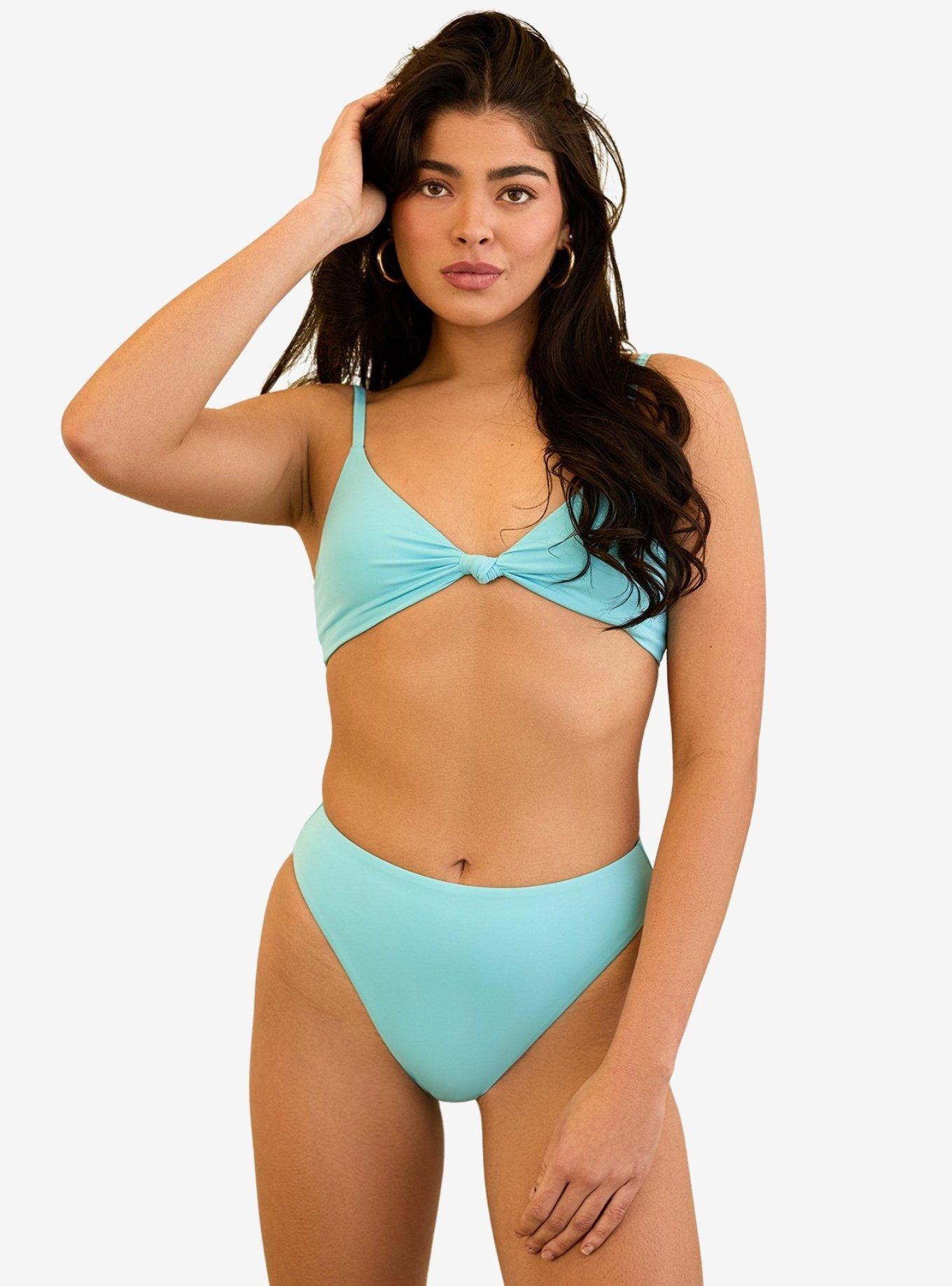 Dippin' Daisy's Zen Knotted Triangle Swim Top Pool, , hi-res