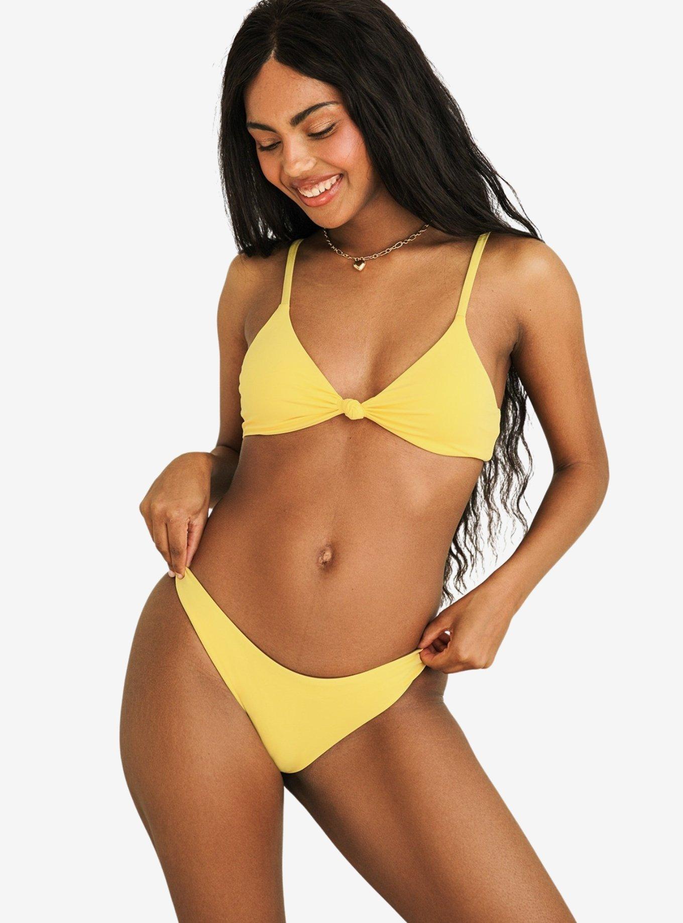 Dippin' Daisy's Zen Knotted Triangle Swim Top Sunshine, , hi-res