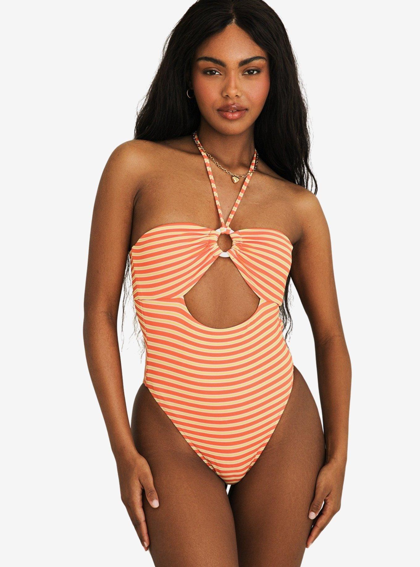 Dippin' Daisy's Wave Rider Adjustable Tie Swim One Piece Campfire, , hi-res