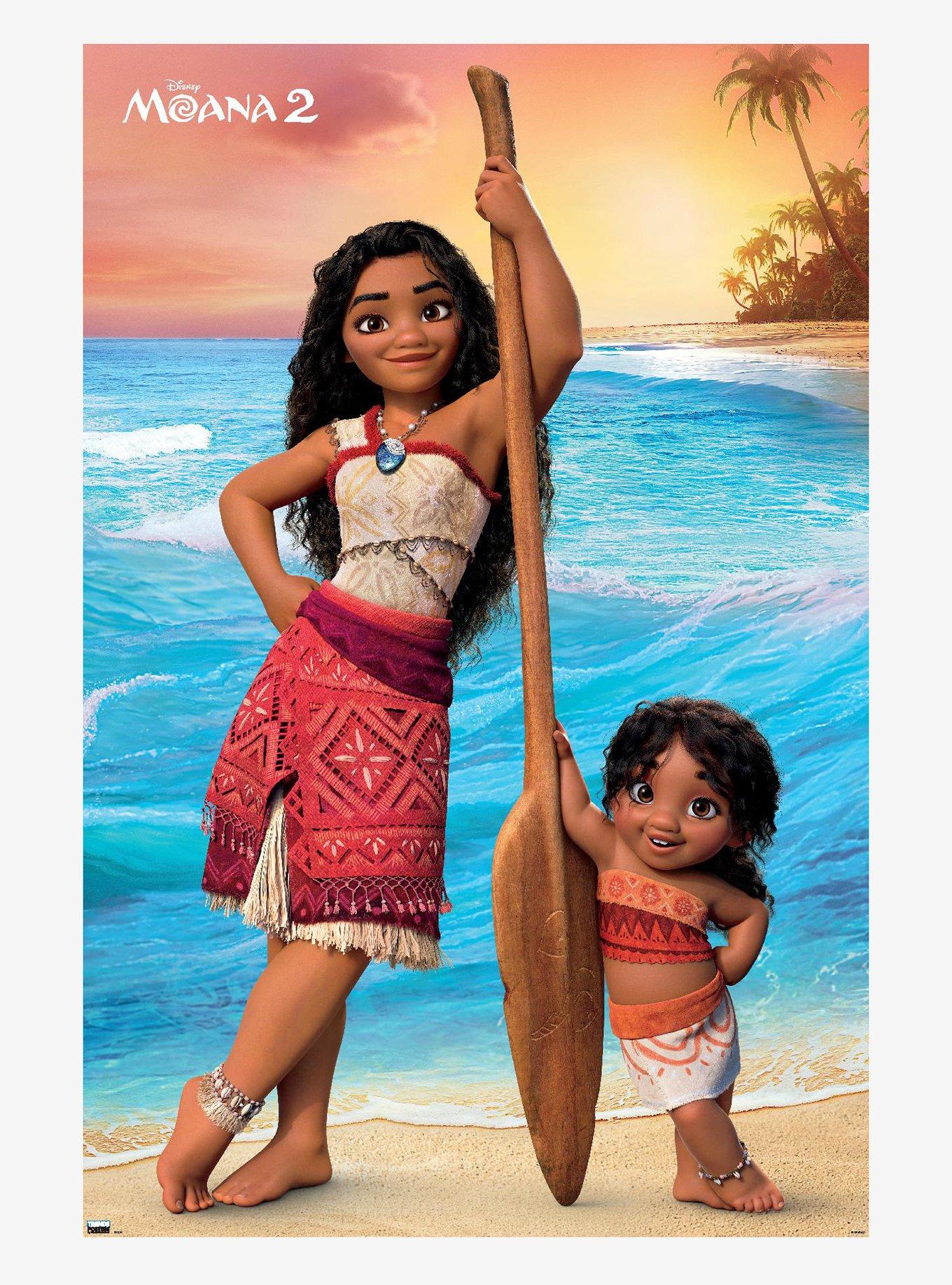 Disney Moana 2 Moana & Simea Poster, , hi-res