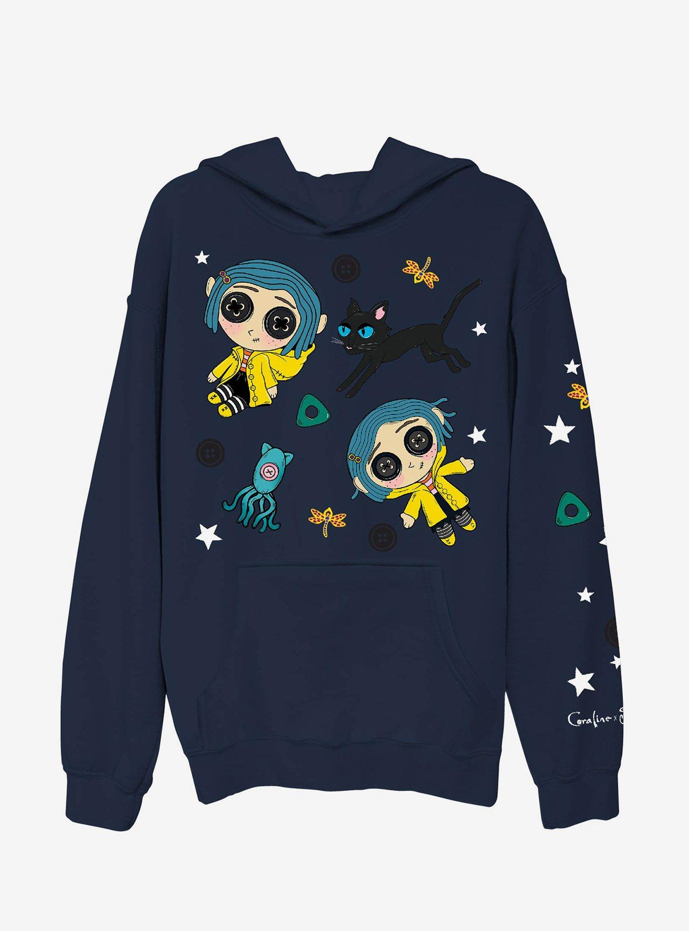 Coraline Icons Girls Hoodie, , hi-res