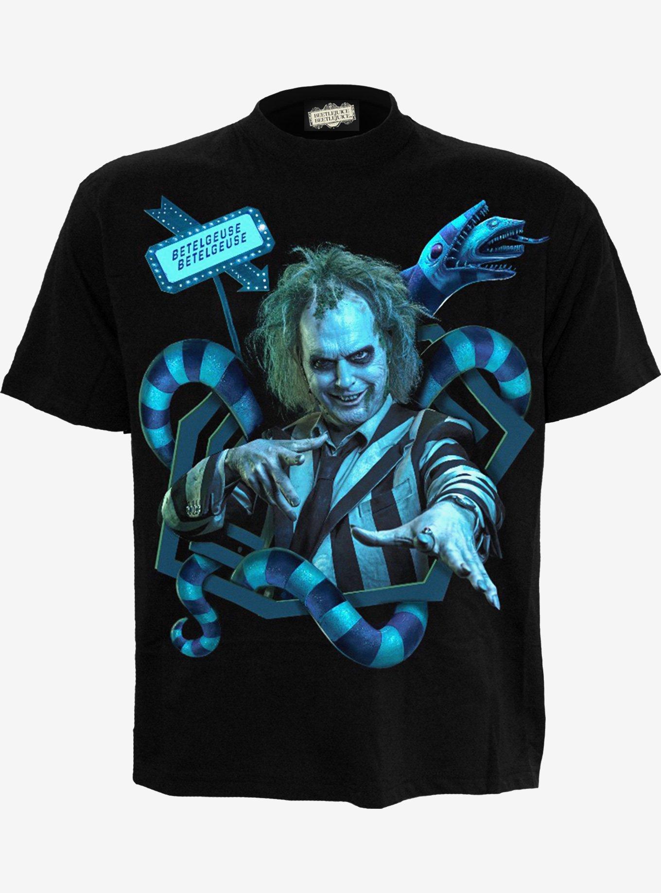 Spiral Beetlejuice 2 Sandworm Portal Front Print T-Shirt, , hi-res