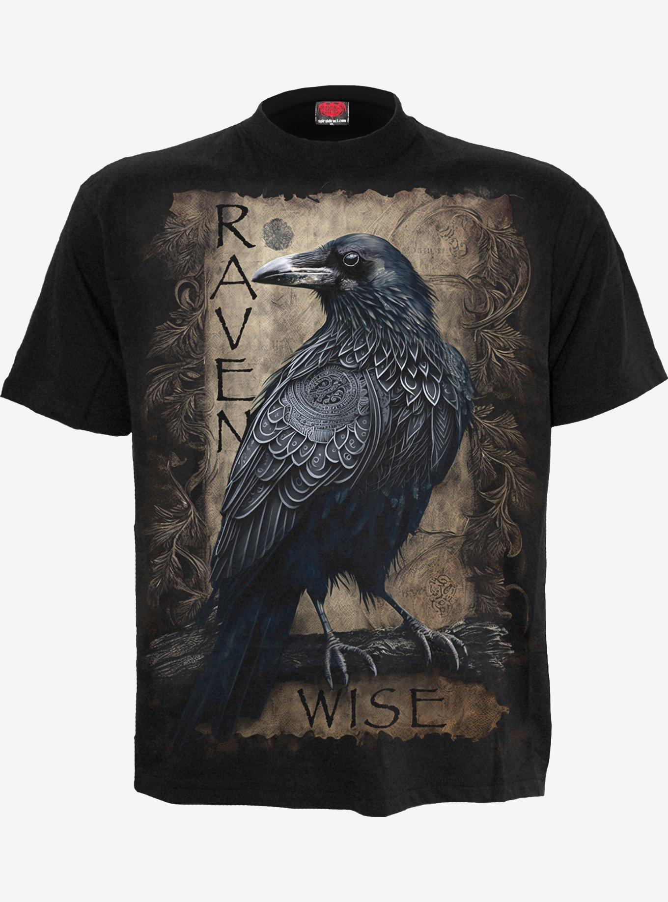 Spiral Raven Wise T-Shirt, , hi-res
