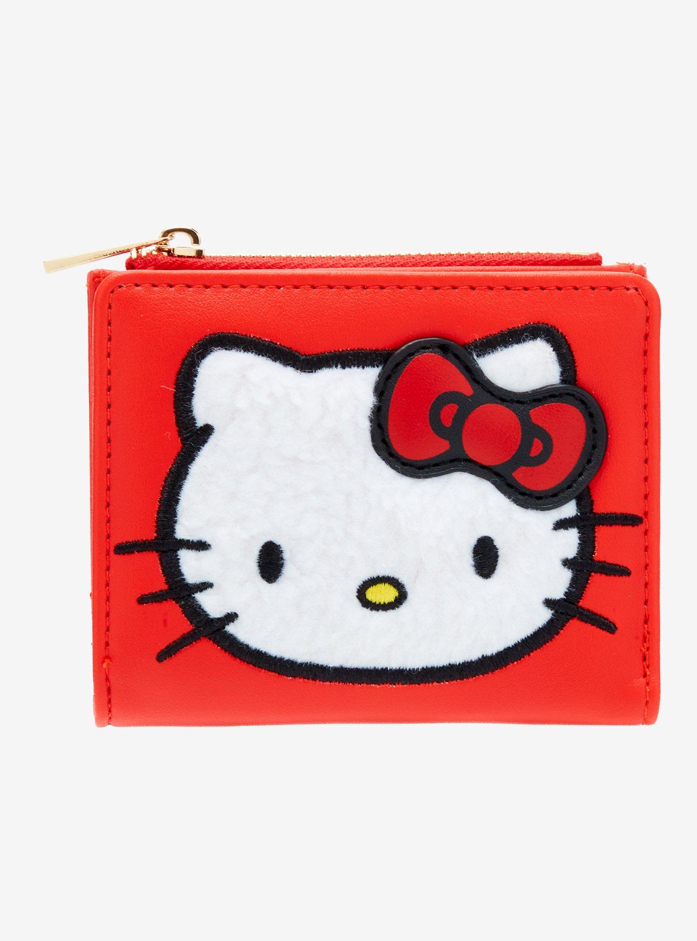 Her Universe Hello Kitty Fuzzy Patch Mini Wallet, , hi-res