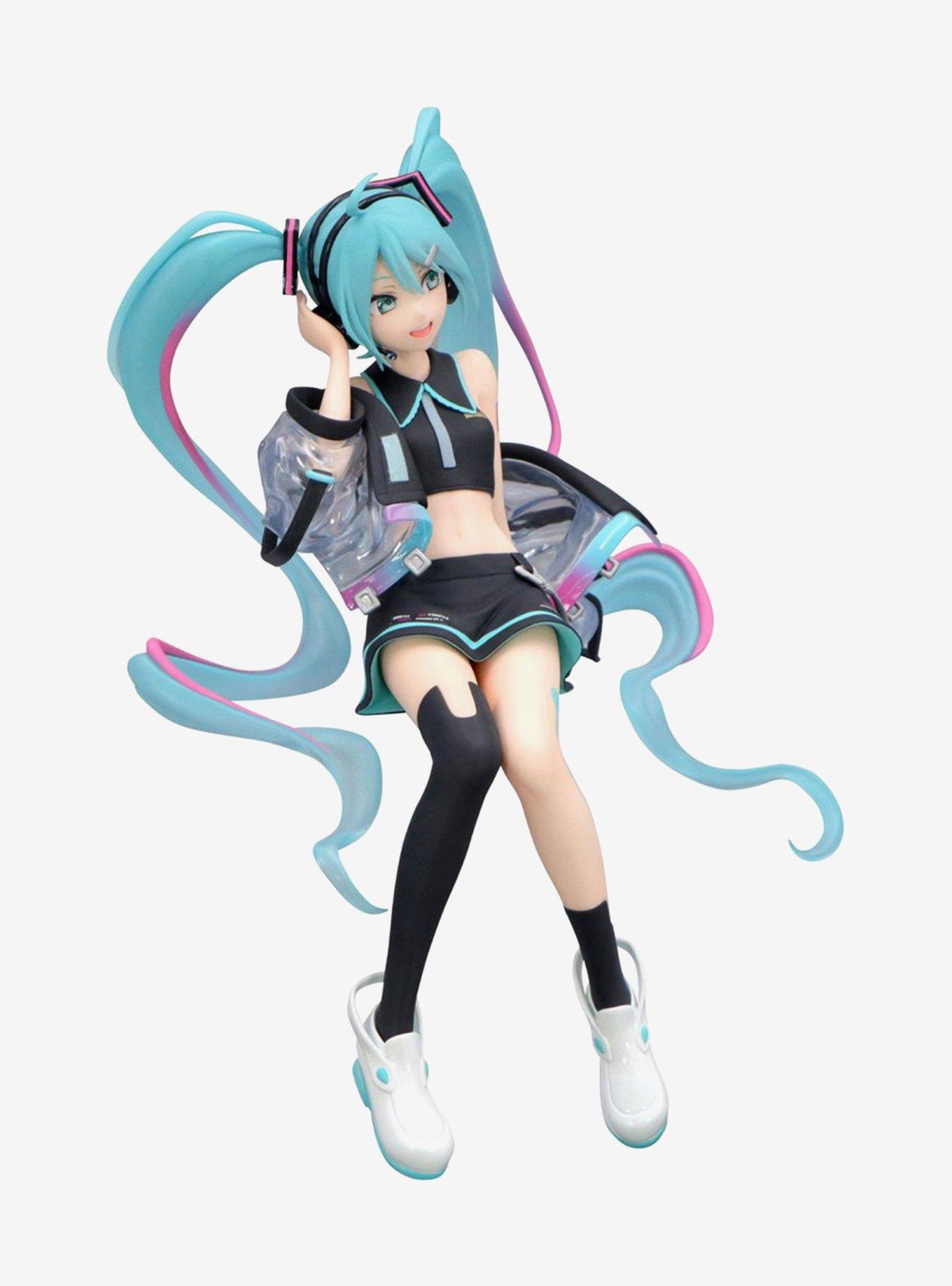 FuRyu Vocaloid Noodle Stopper Neon Cyber Hatsune Miku Figure, , hi-res