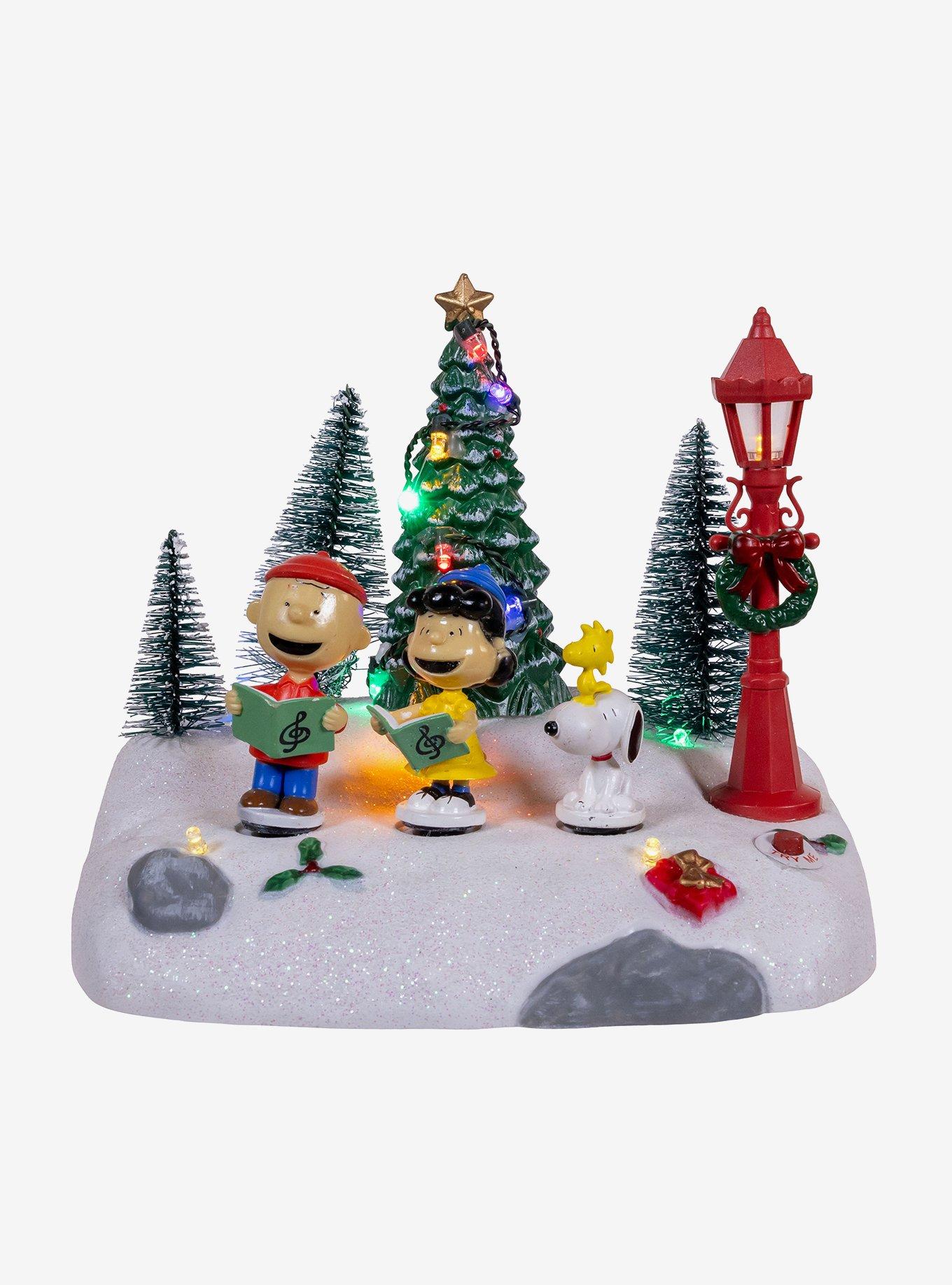 Peanuts Lighted Musical Carolers Table Piece, , hi-res