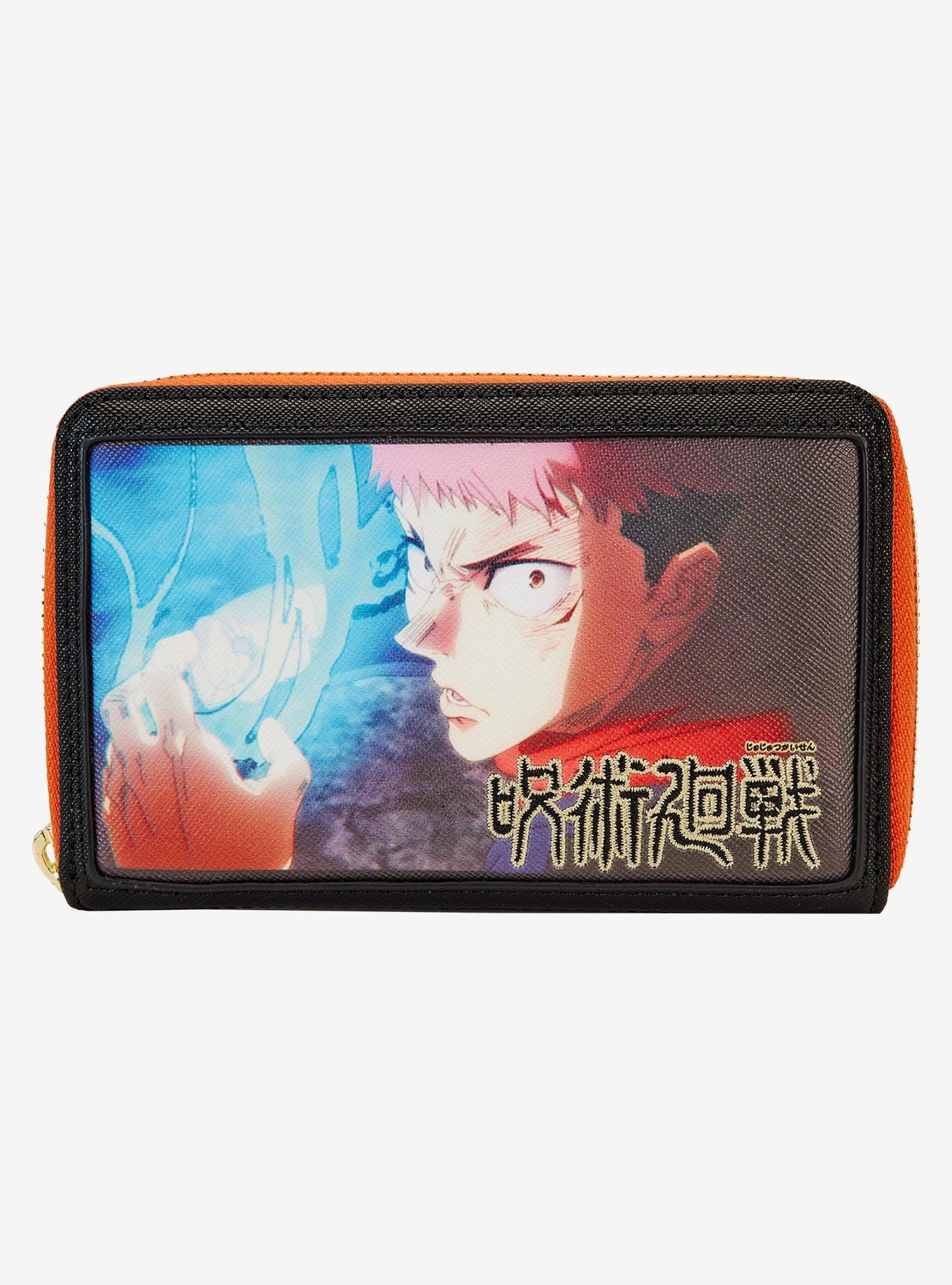 Loungefly Jujutsu Kaisen Yuji Zipper Wallet, , hi-res