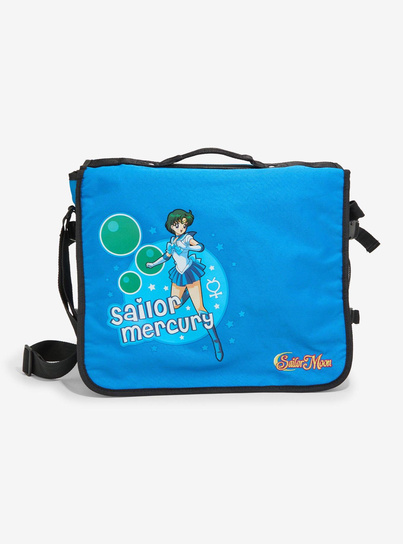 Sailor Moon Sailor Mercury Messenger Bag, , hi-res