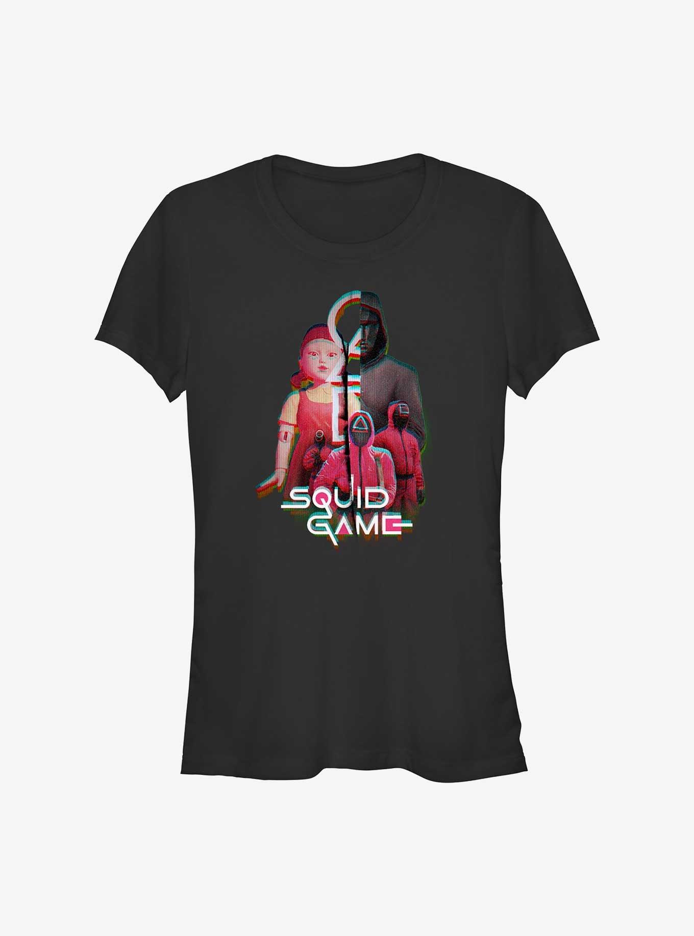 Squid Game Glitch Games Girls T-Shirt, , hi-res