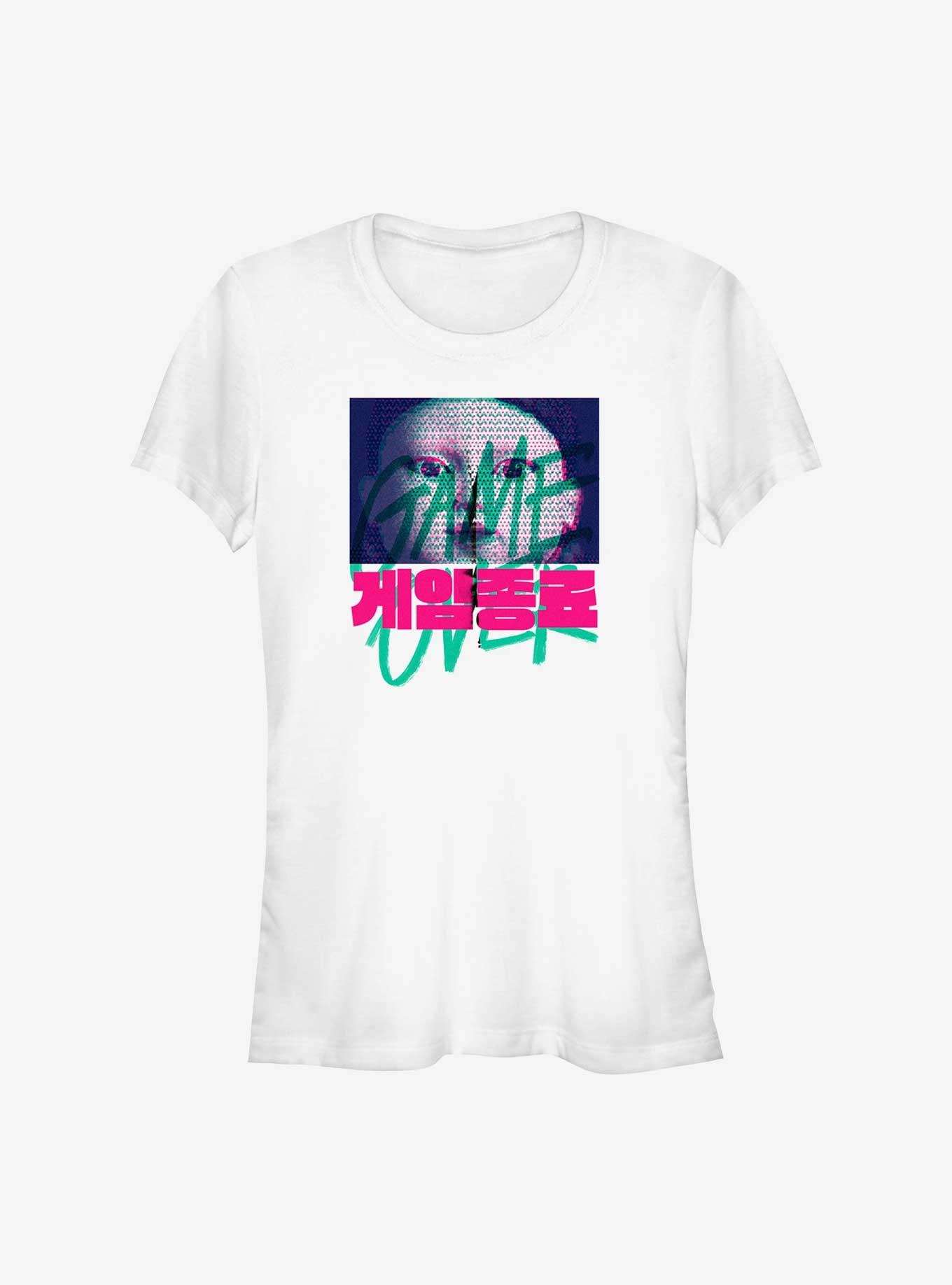 Squid Game The Doll Game Over Girls T-Shirt, WHITE, hi-res