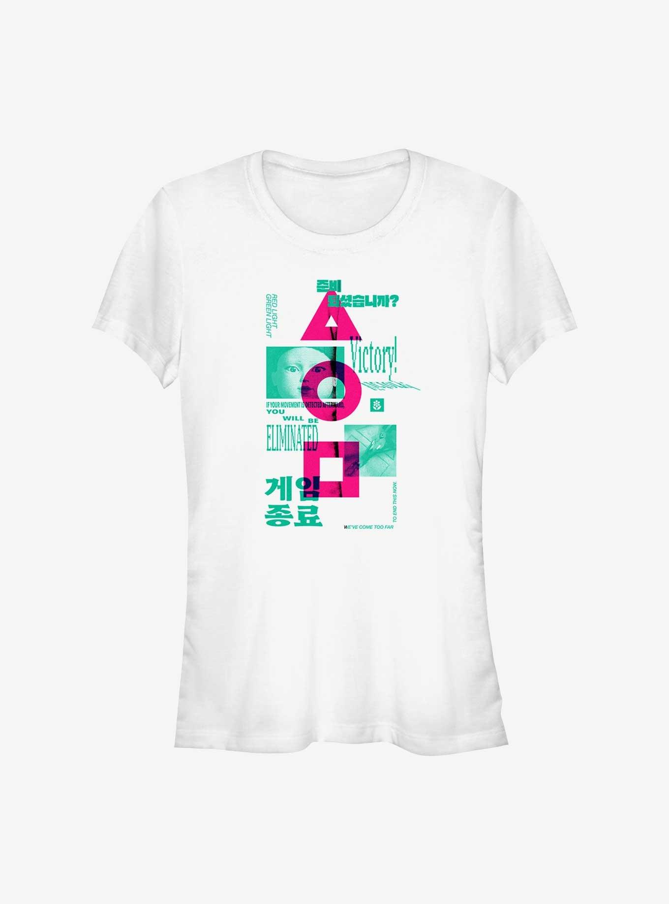 Squid Game Don't Move Girls T-Shirt, WHITE, hi-res
