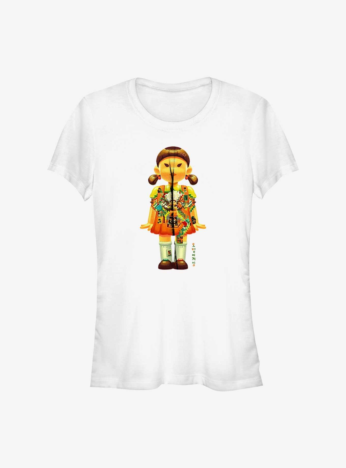 Squid Game Big Doll Girls T-Shirt, WHITE, hi-res