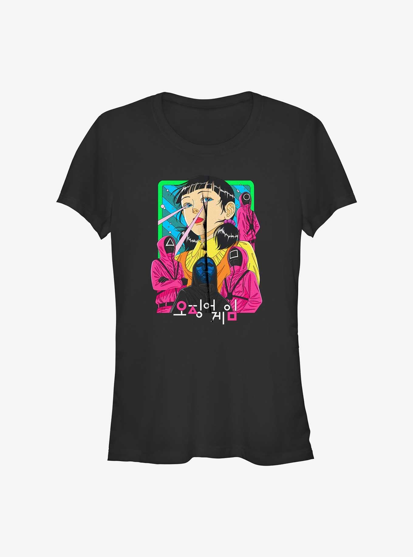 Squid Game Graphic Seoyoung Girls T-Shirt, BLACK, hi-res