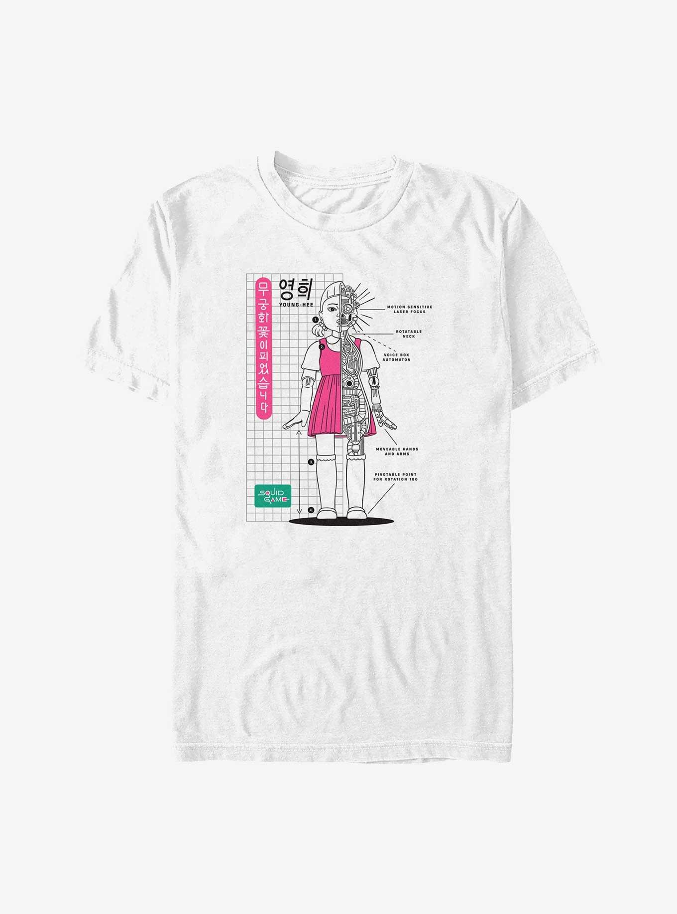 Squid Game The Doll Young Hee T-Shirt, WHITE, hi-res