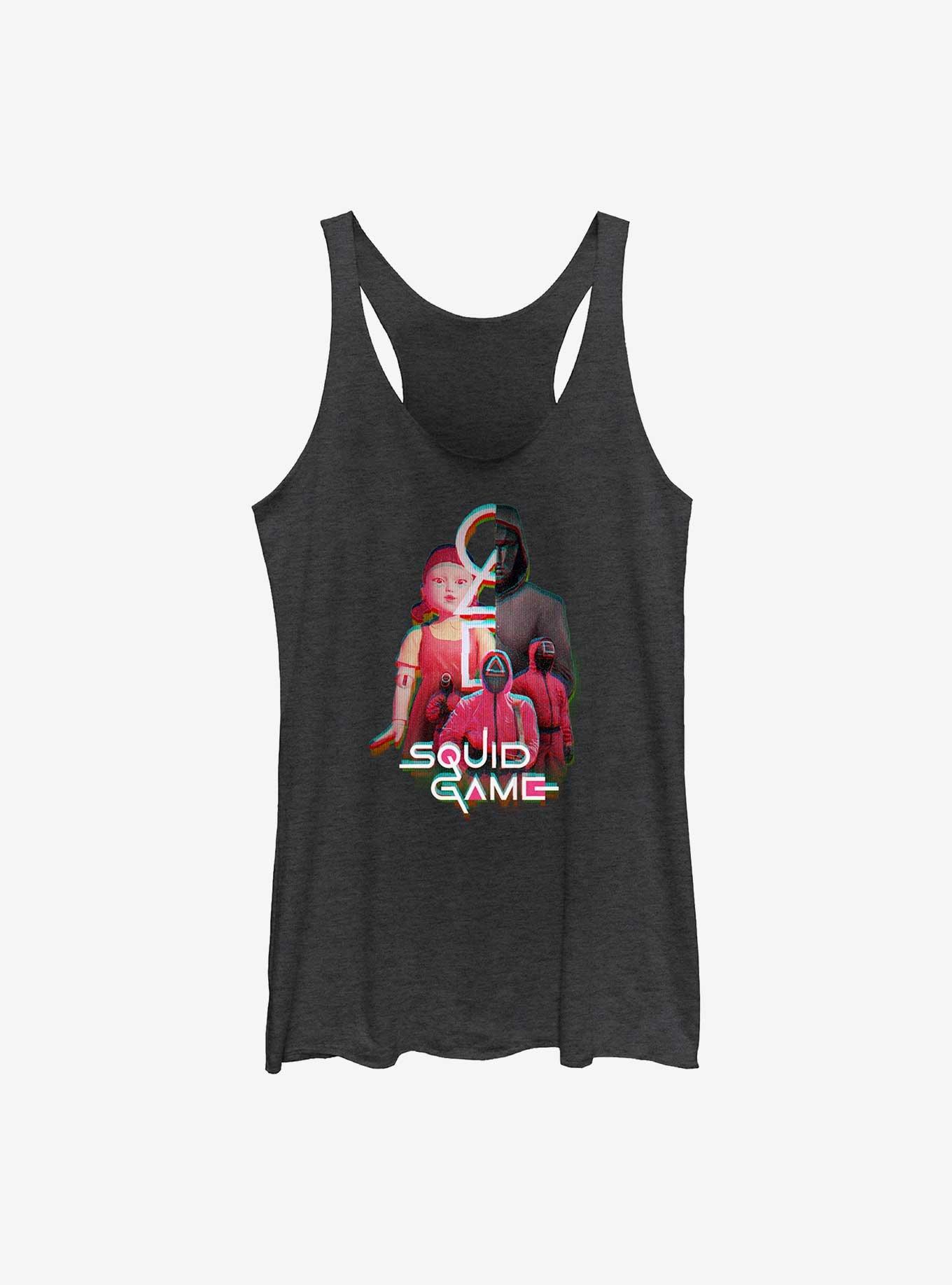 Squid Game Glitch Games Girls Tank, , hi-res