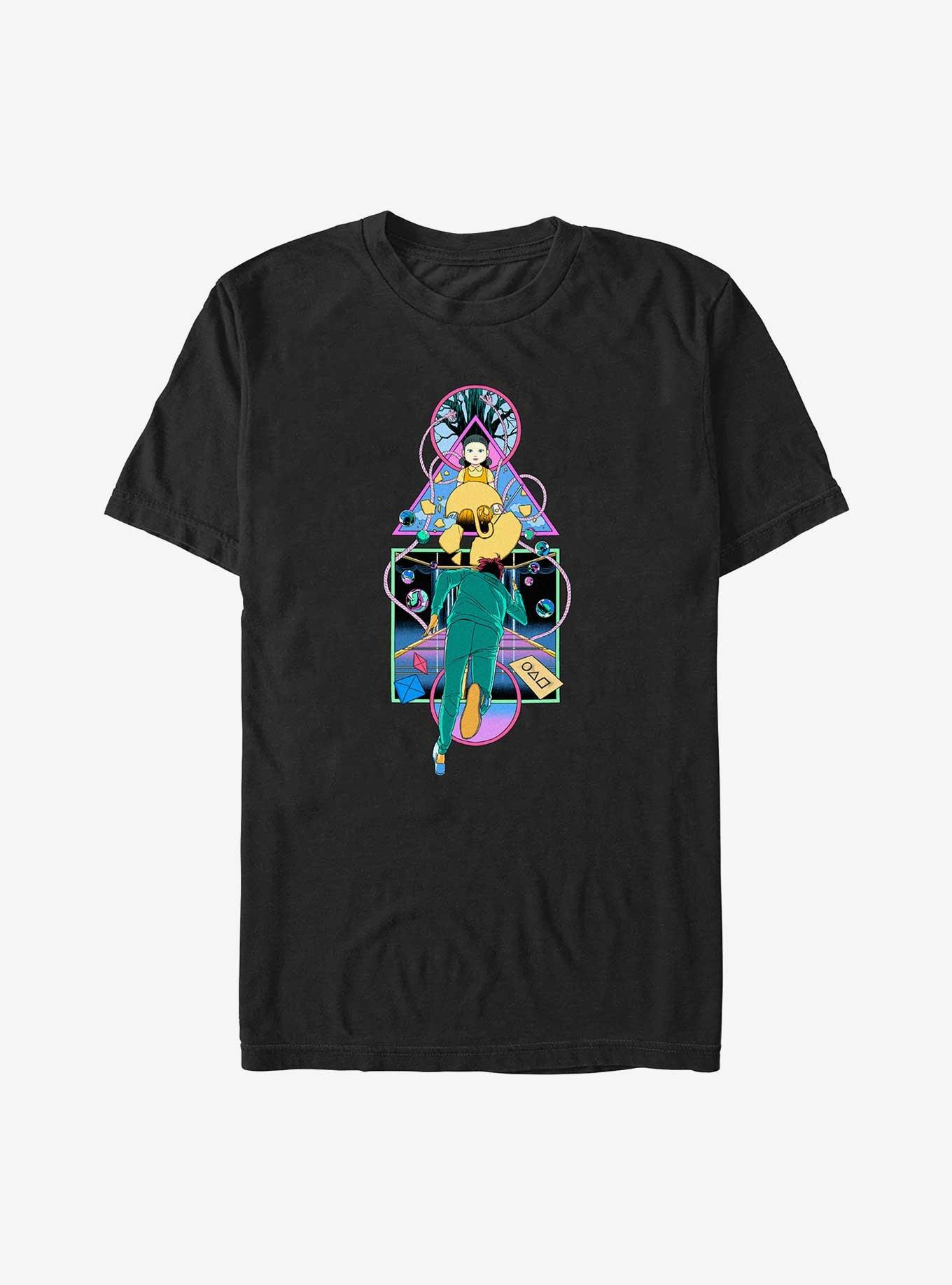 Squid Game Running T-Shirt, BLACK, hi-res