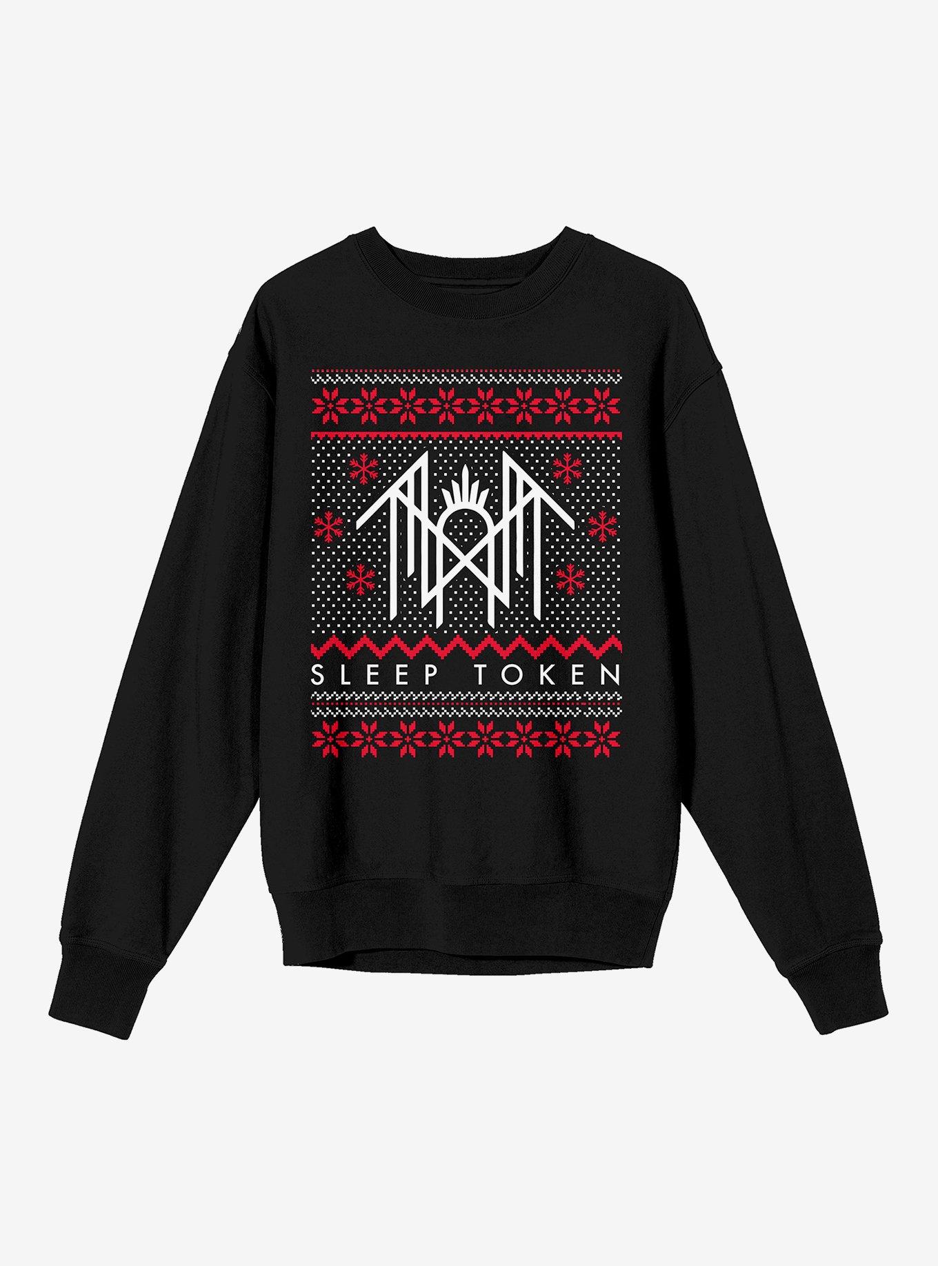 Sleep Token Holiday Sweatshirt, BLACK, hi-res