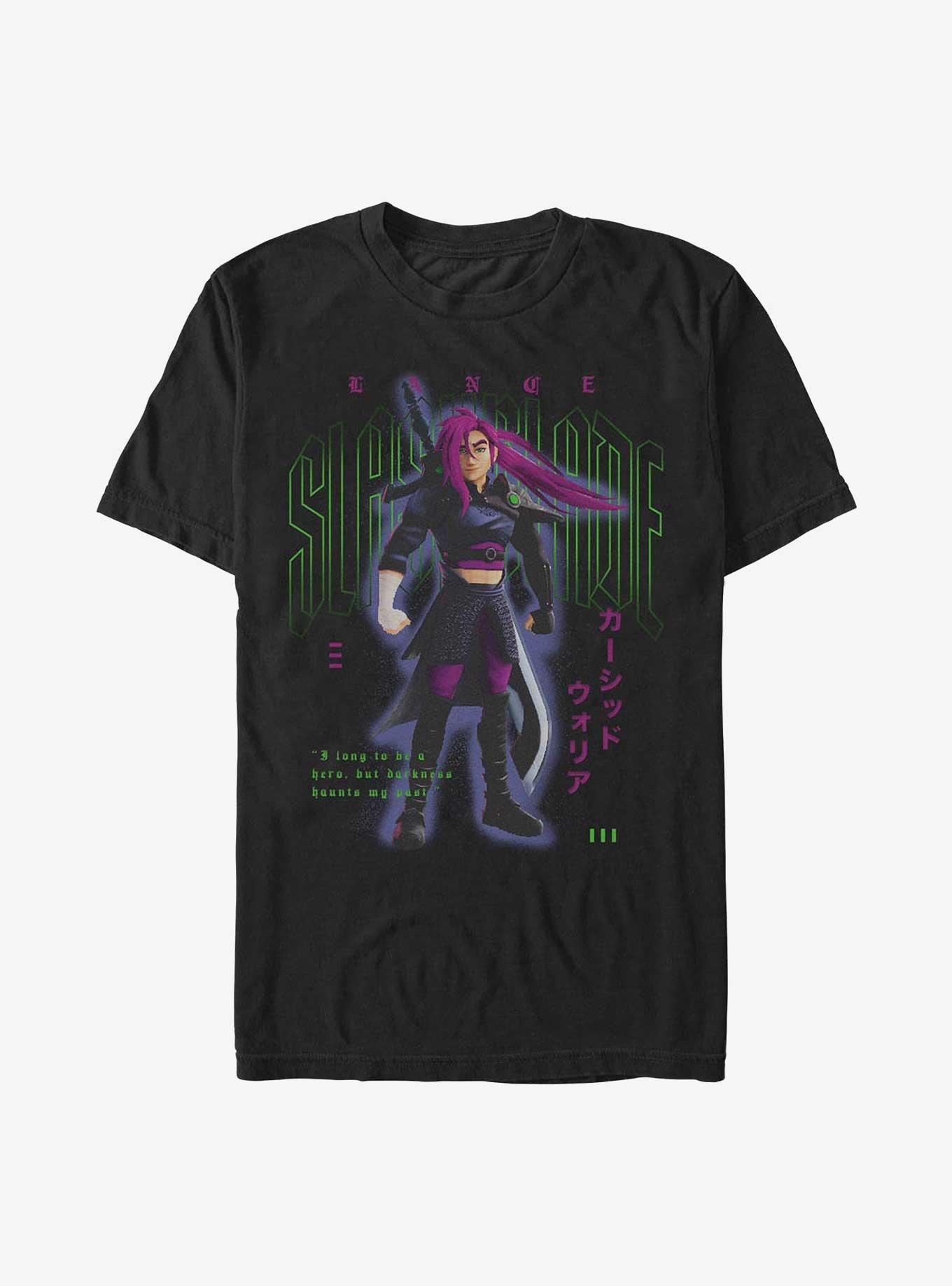 Disney Pixar Inside Out 2 Cursed Warrior Slashblade T-Shirt, BLACK, hi-res