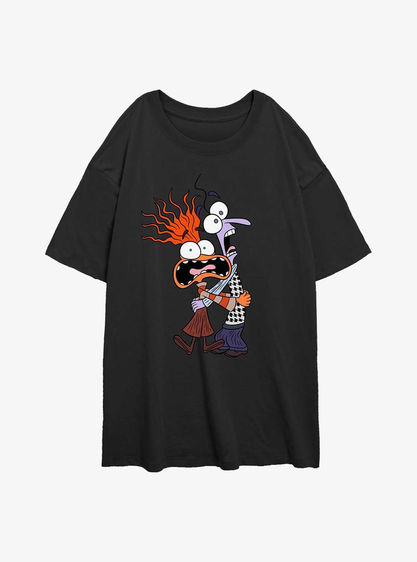 NULL Disney Pixar Inside Out 2 Anxiety And Fear Girls Oversized T-Shirt