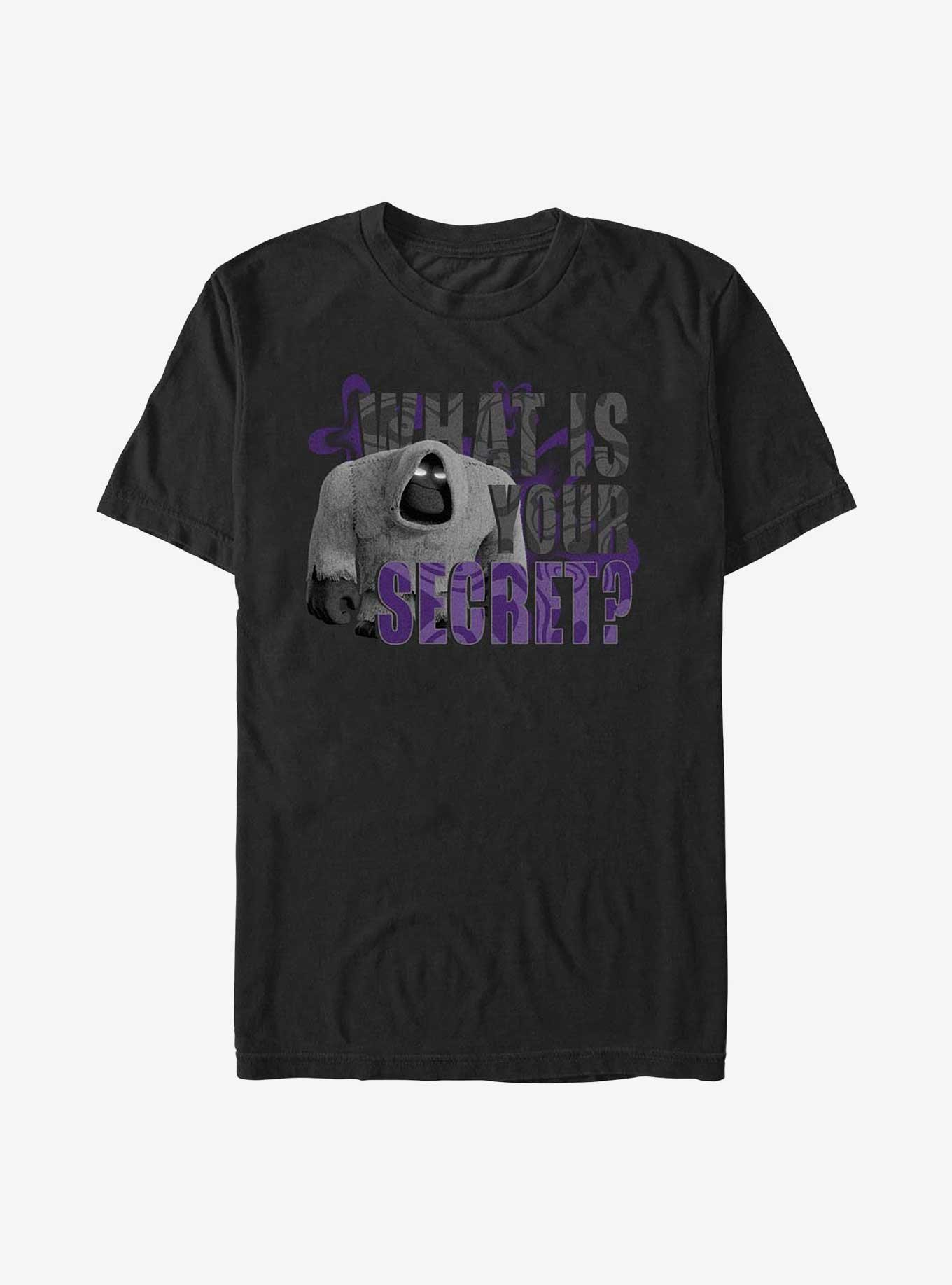 Disney Pixar Inside Out 2 Secret T-Shirt, BLACK, hi-res