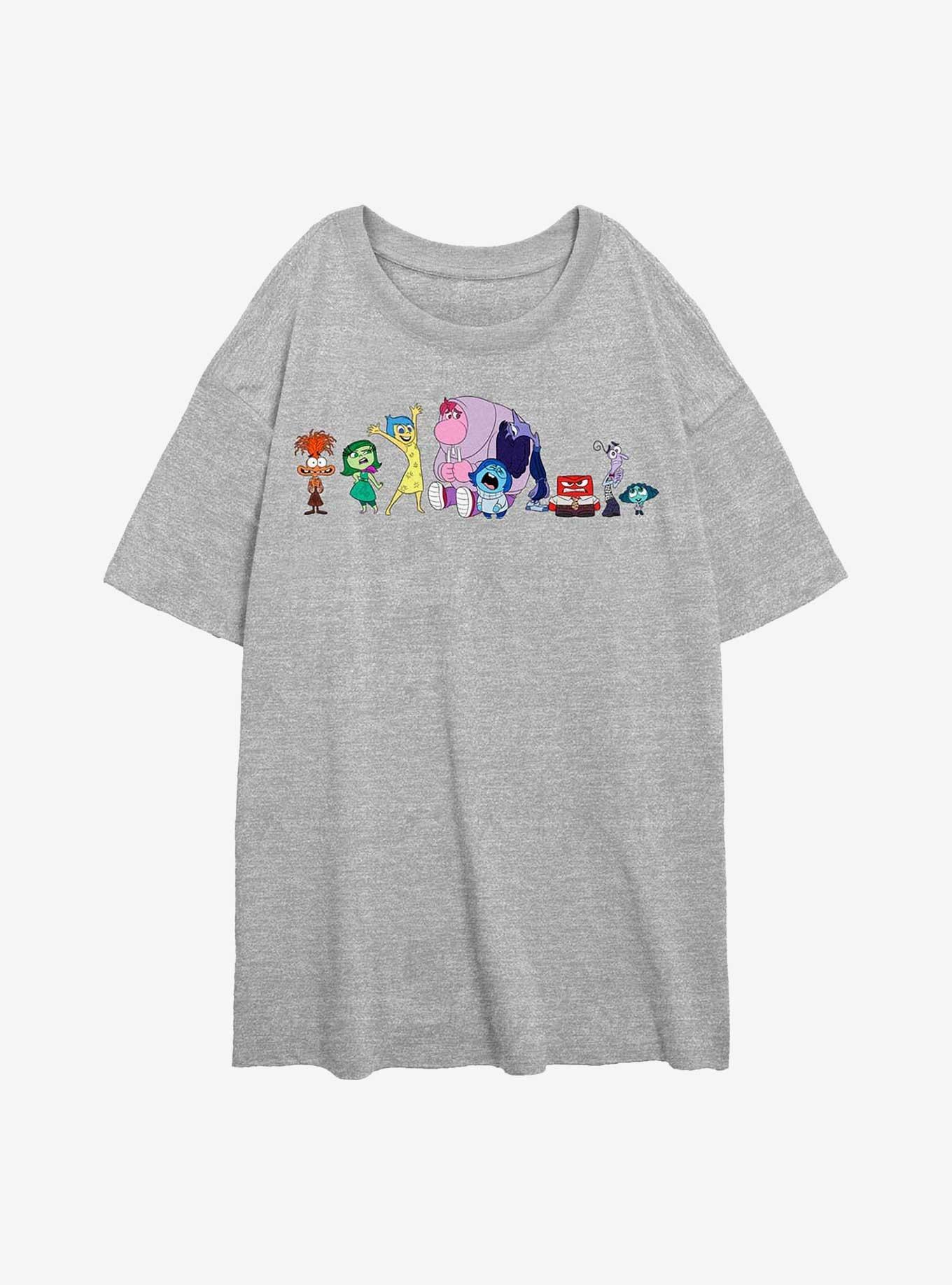NULL Disney Pixar Inside Out 2 All Emotions Girls Oversized T-Shirt
