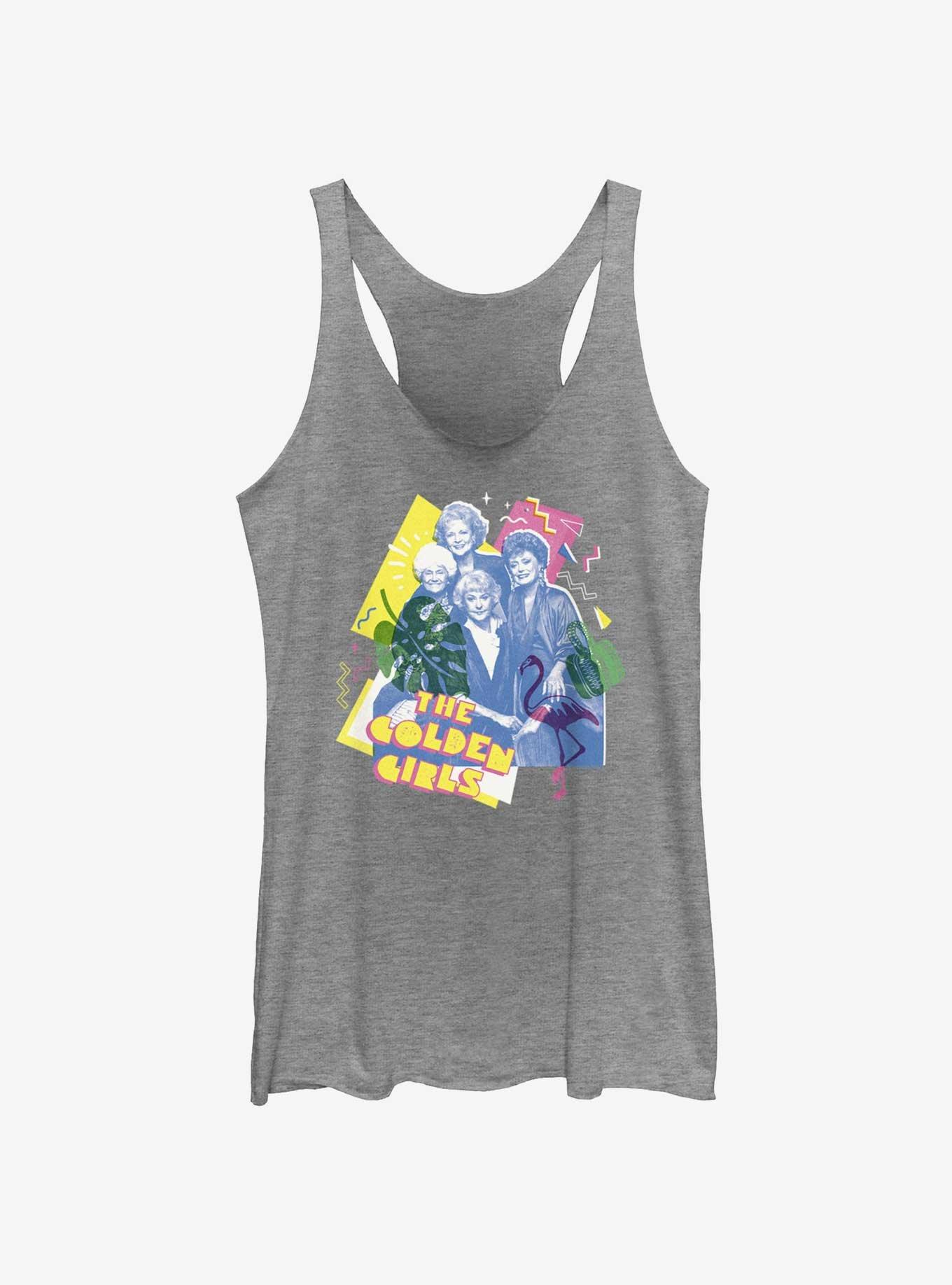 Golden Girls The Golden Girls Retro Womens Tank Top, GRAY HTR, hi-res