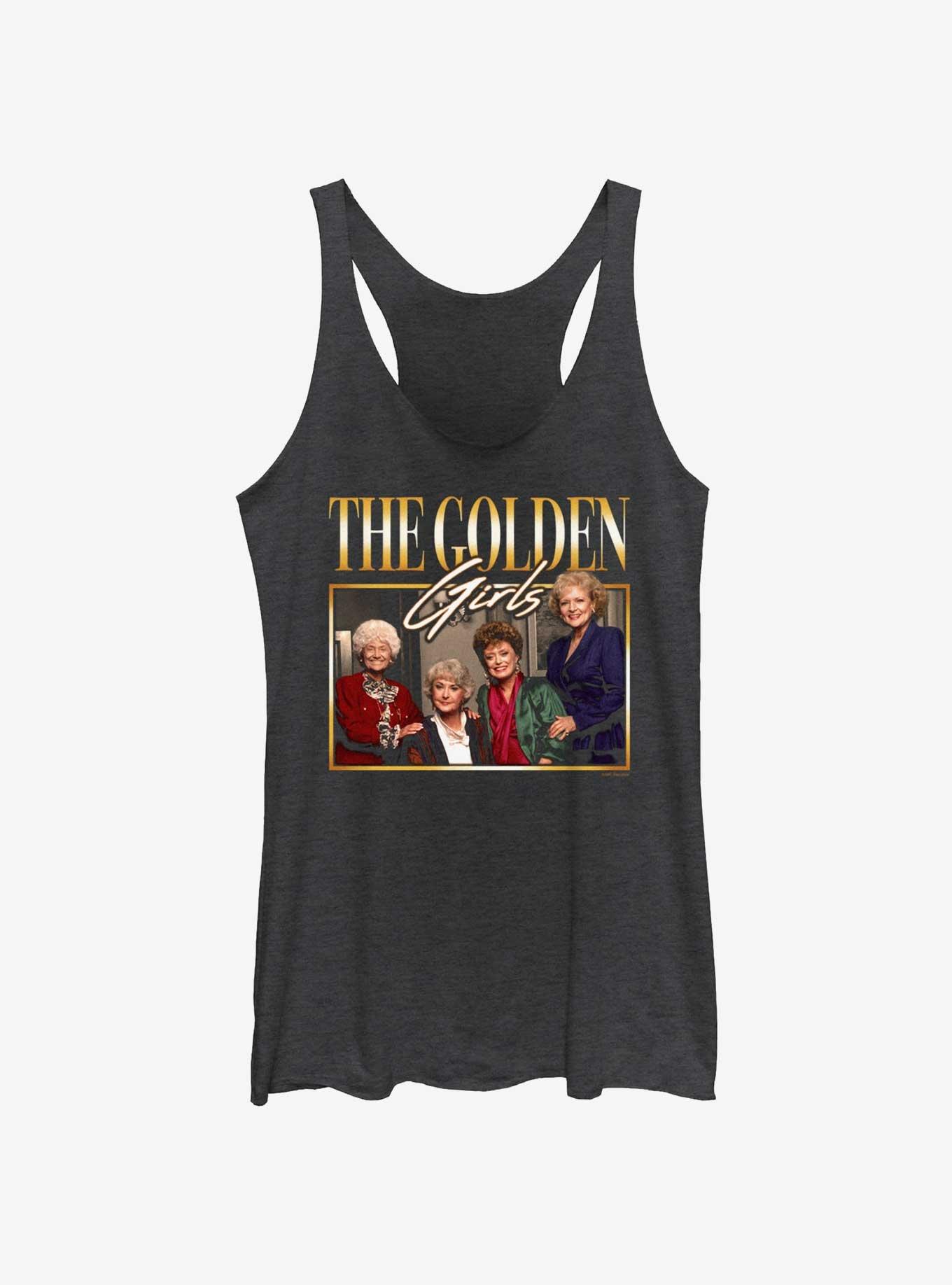 Golden Girls Ggirls 90S Boxup Womens Tank Top, BLK HTR, hi-res