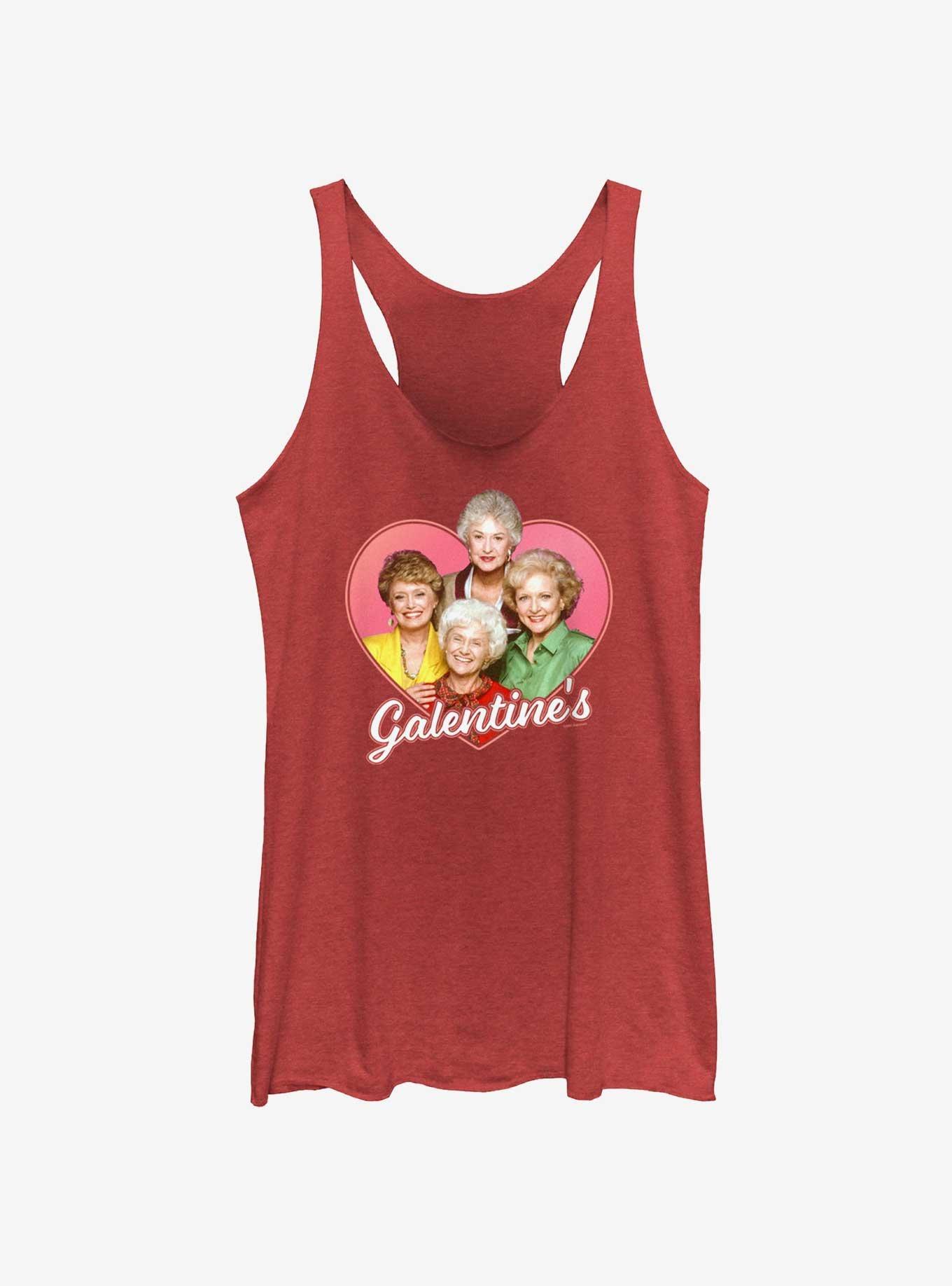 Golden Girls Galentine'S Womens Tank Top, RED HTR, hi-res