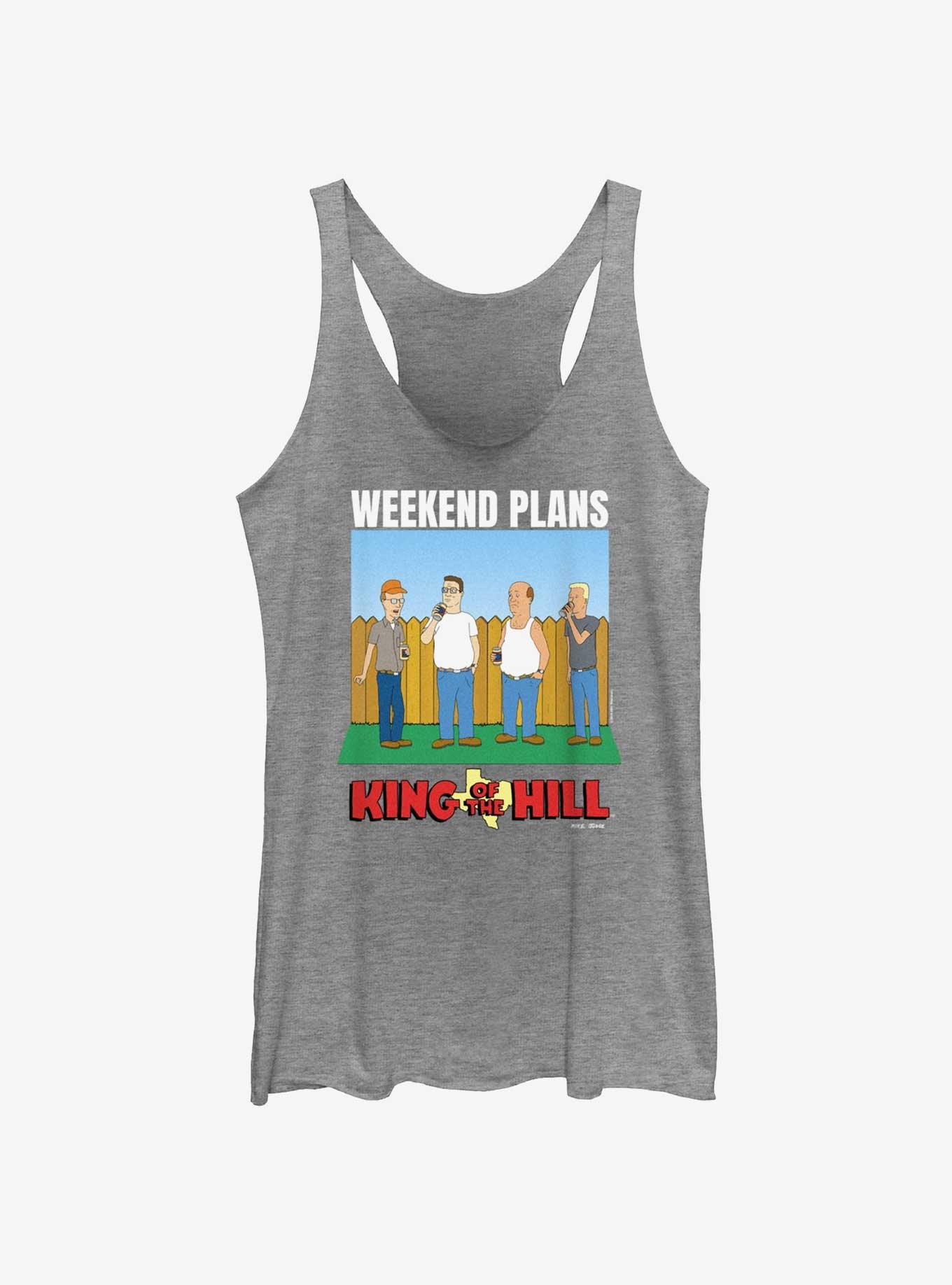 King of the Hill Weekend Plans Alt Womens Tank Top, , hi-res