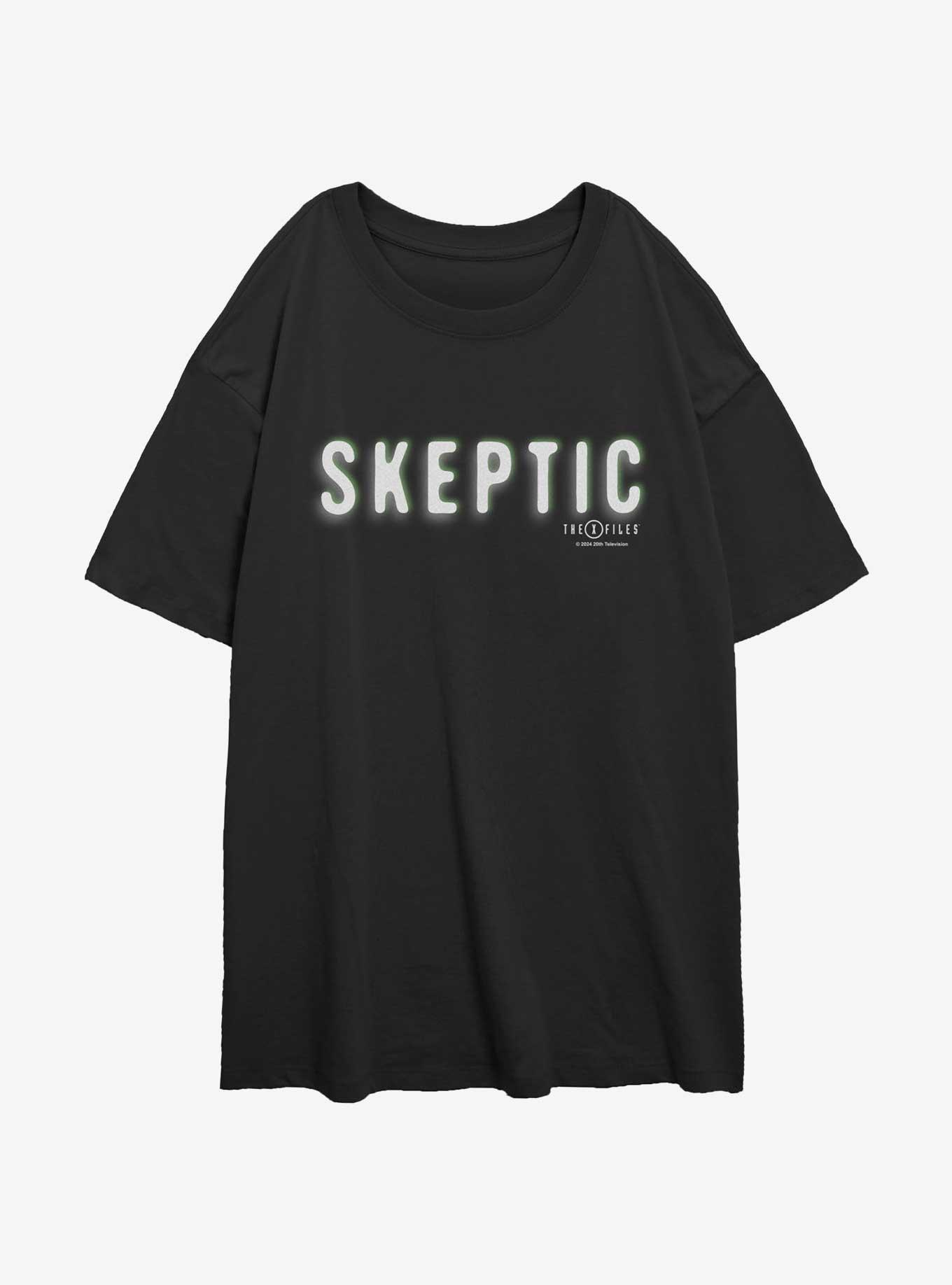 X-Files Skeptic Womens Oversized T-Shirt, , hi-res