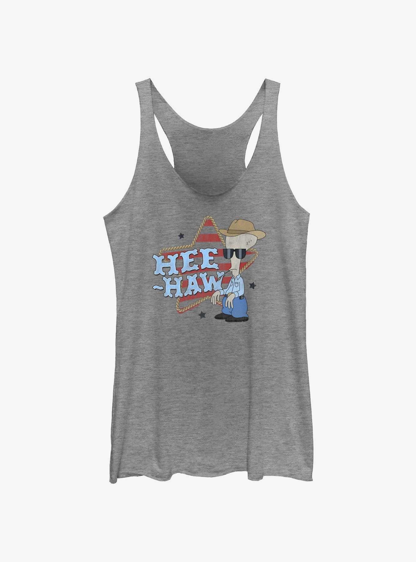 American Dad Howdy Roger Womens Tank Top, GRAY HTR, hi-res