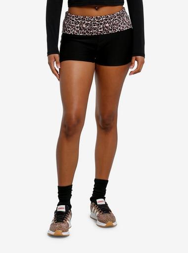 Leopard Star Micro Shorts | Hot Topic