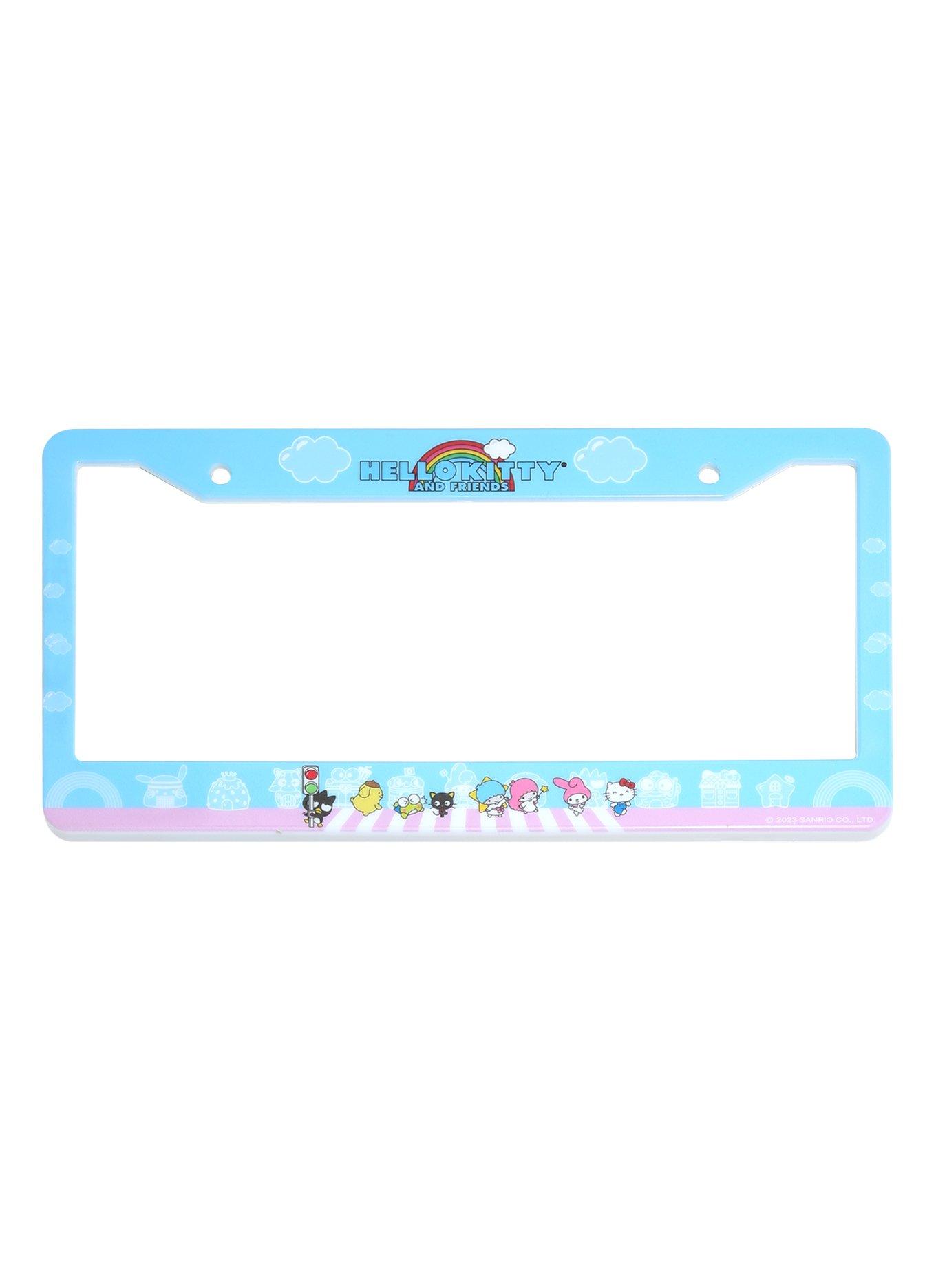 Hello Kitty And Friends Crosswalk License Plate Frame | Hot Topic
