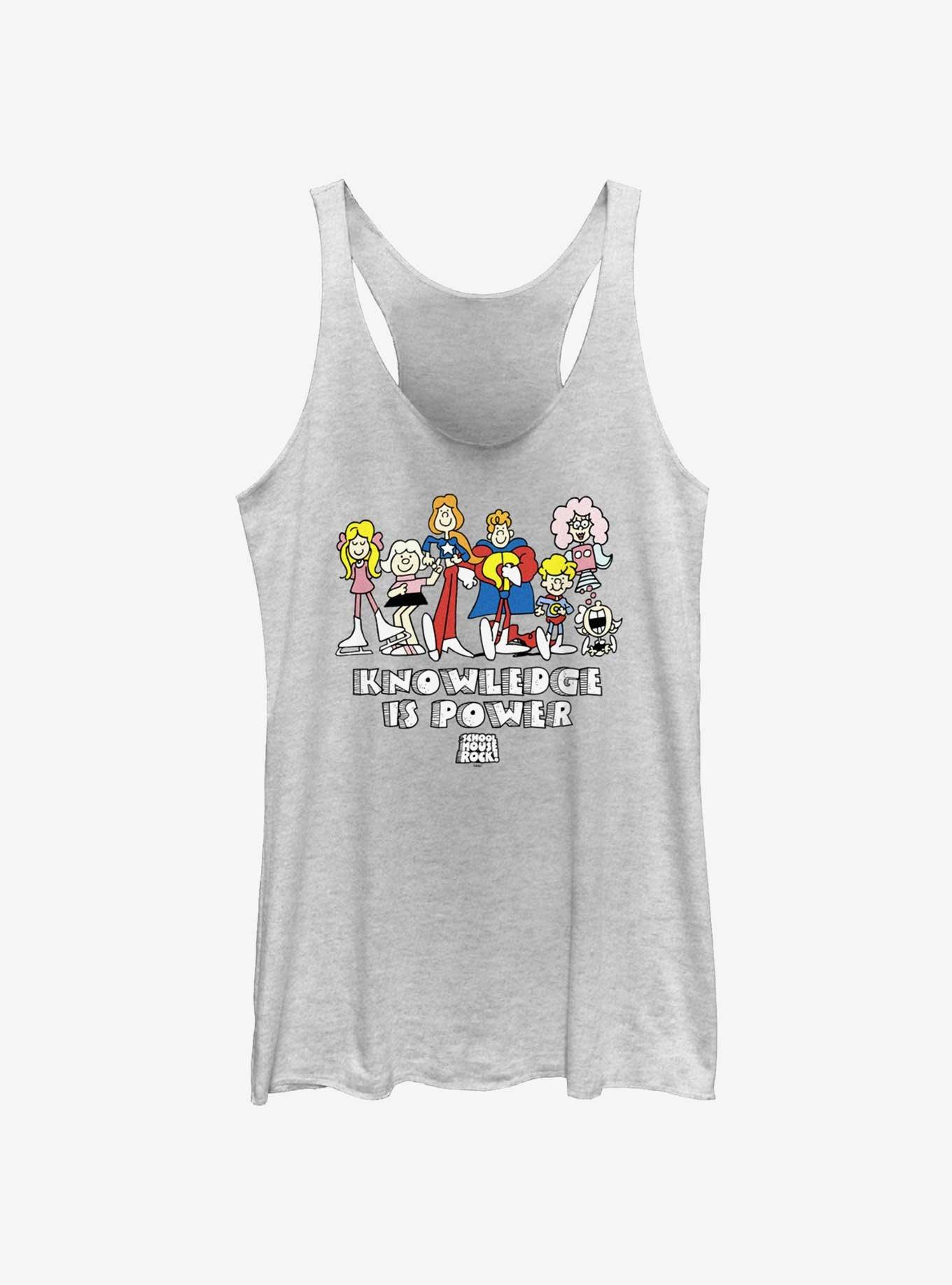 Schoolhouse Rock Knowledge Is Power Womens Tank Top, , hi-res