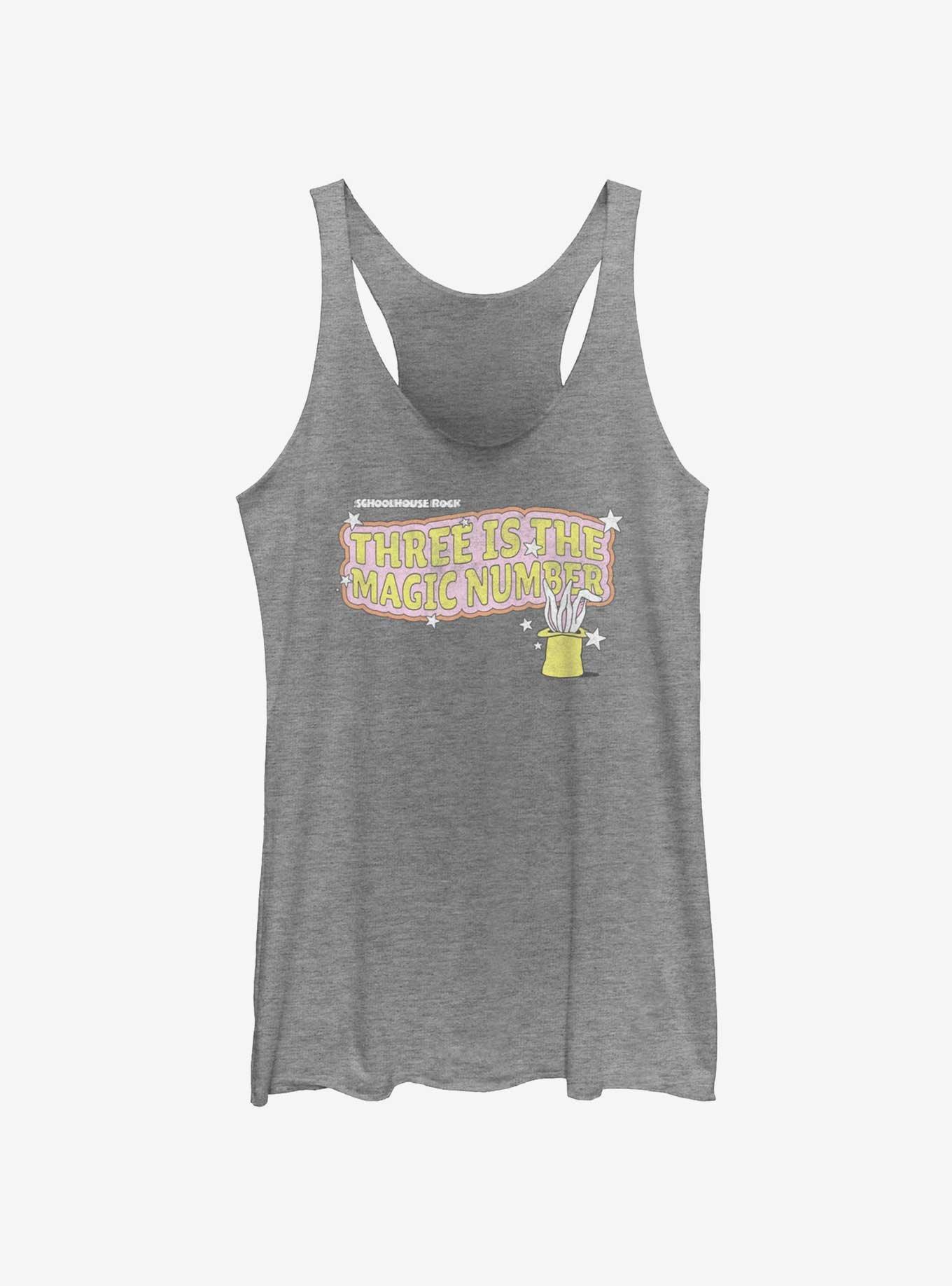 Schoolhouse Rock Three Is The Magic Number Womens Tank Top, , hi-res