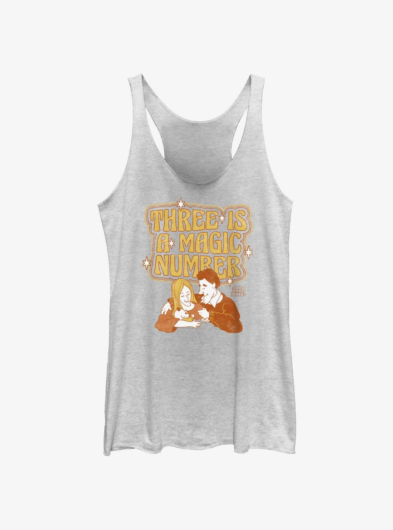 Schoolhouse Rock Three Is A Magic Number Womens Tank Top, , hi-res