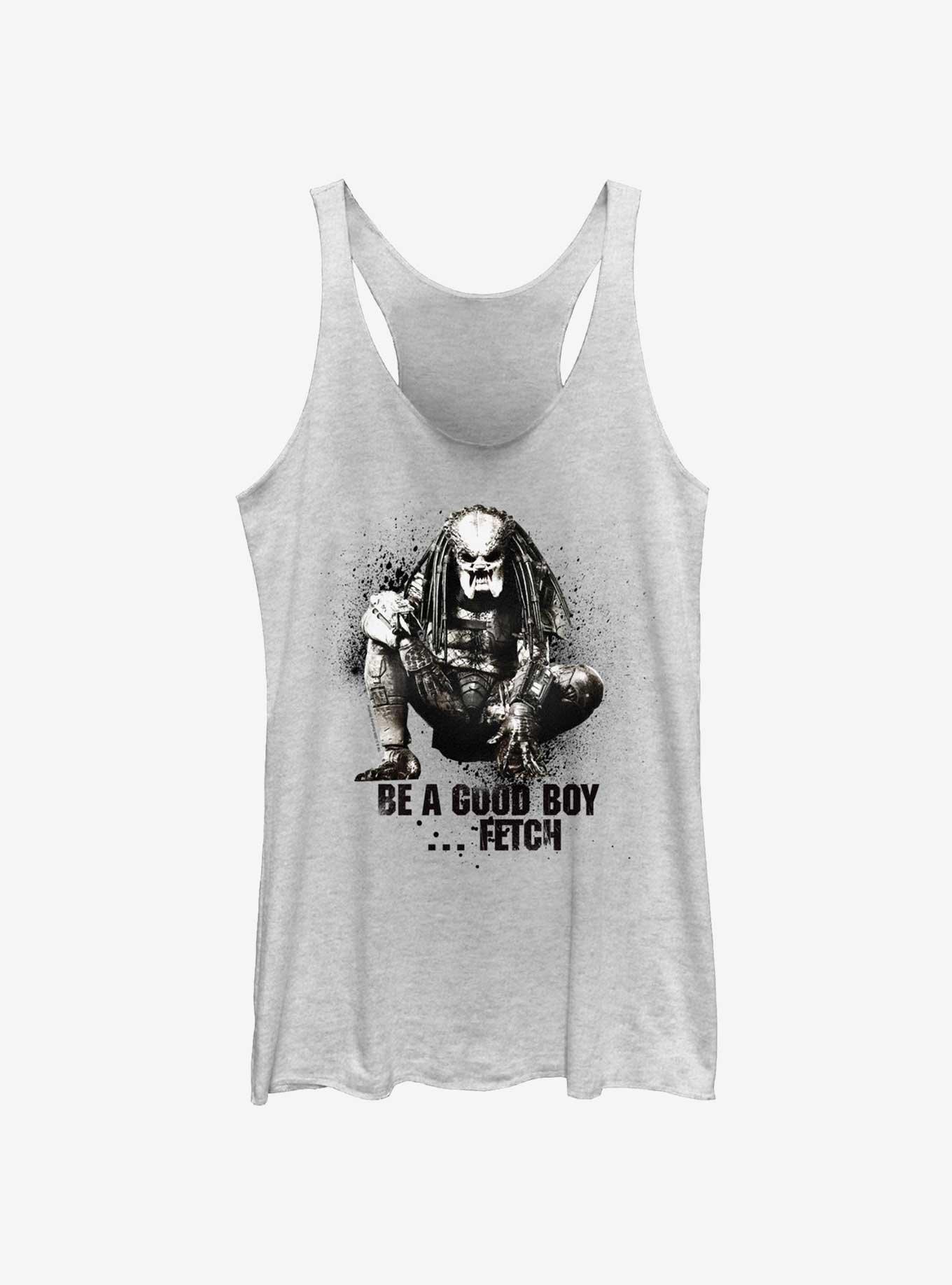 Alien Be A Good Boy Womens Tank Top, WHITE HTR, hi-res