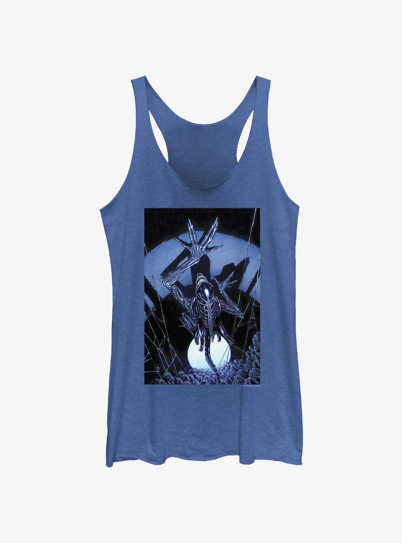 Alien Xenomorph Web Eggs Womens Tank Top, ROY HTR, hi-res