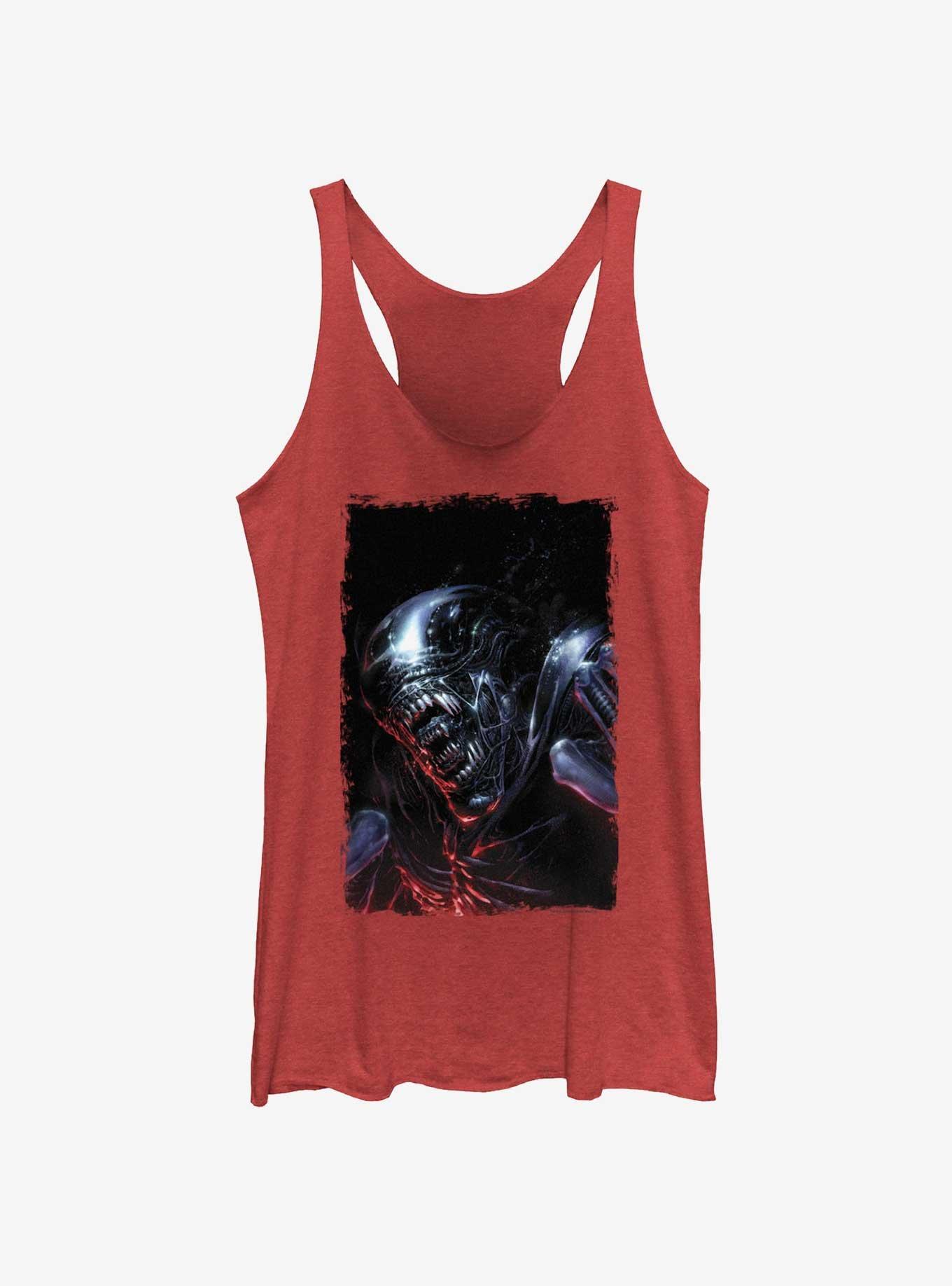 Alien Engaged Womens Tank Top, RED HTR, hi-res