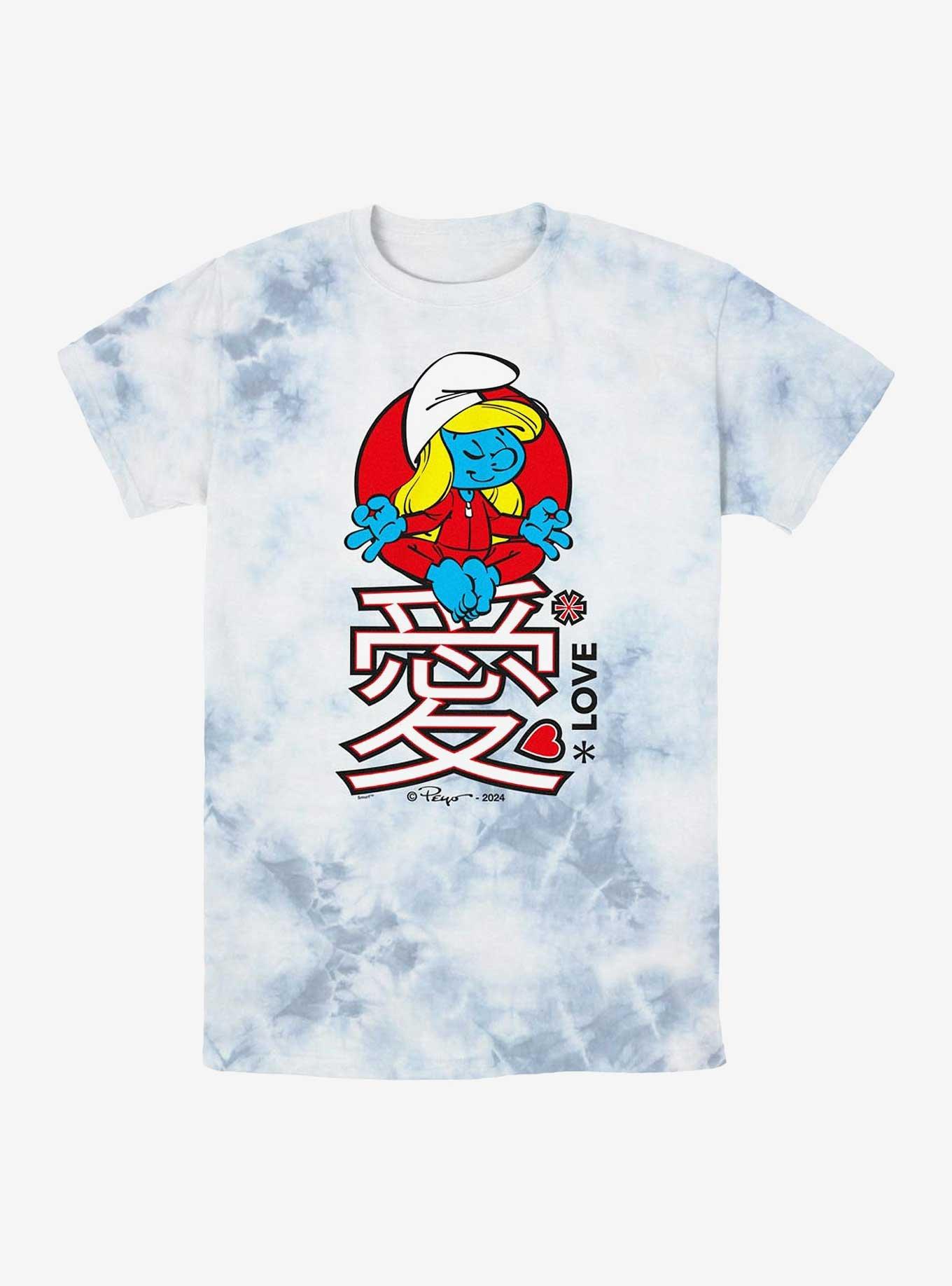 The Smurfs Love Smurfette Tie-Dye T-Shirt, , hi-res