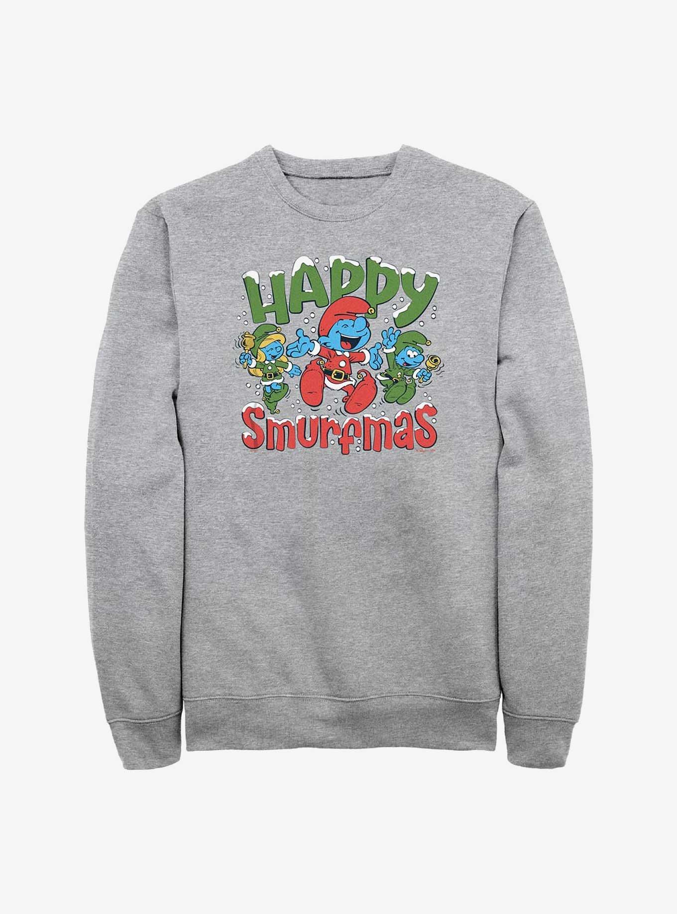 The Smurfs Happy Smurfmas Sweatshirt, , hi-res